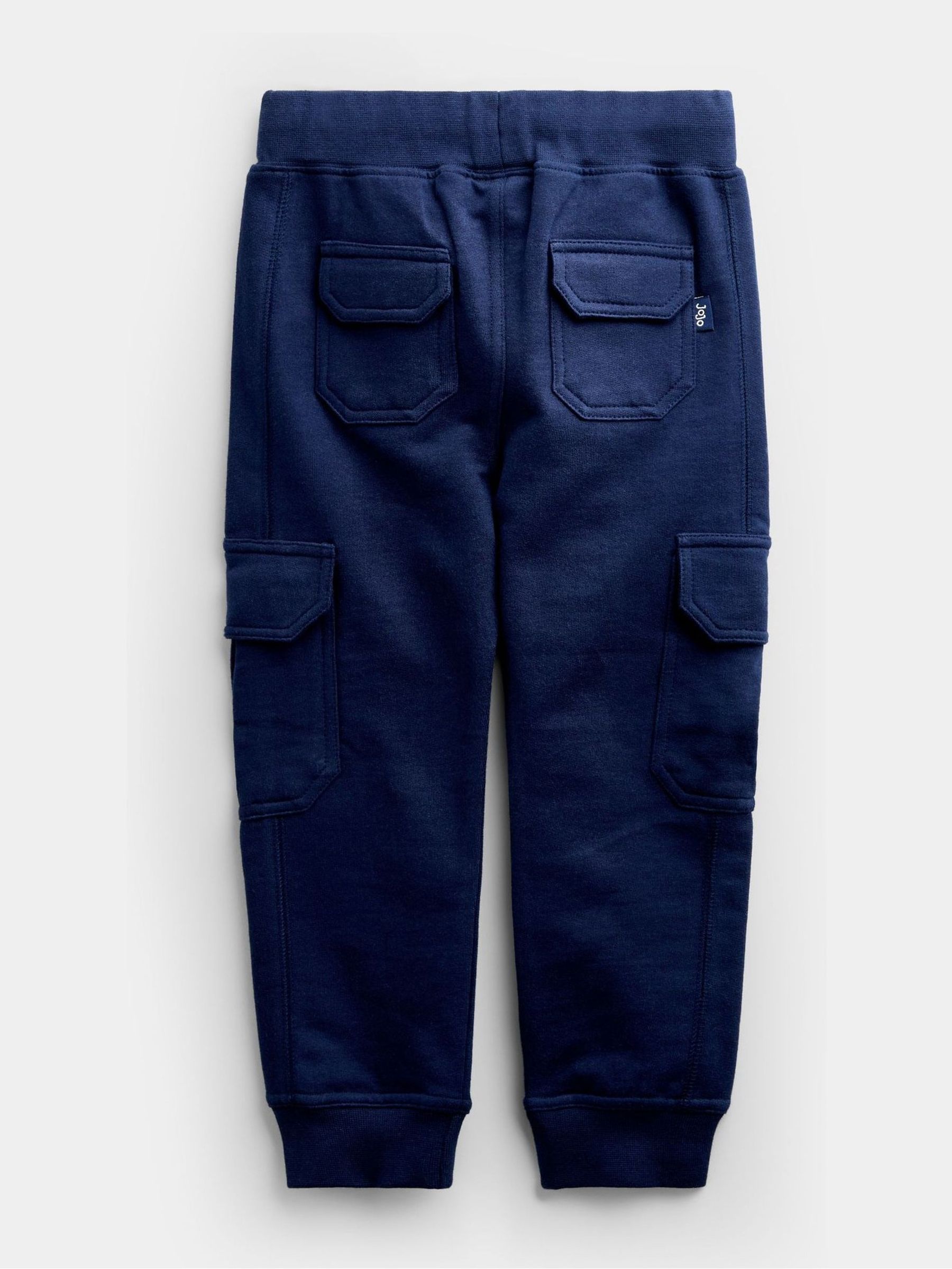 Khaki Green & Navy Blue 2-Pack Cargo Joggers - Image 4 of 7