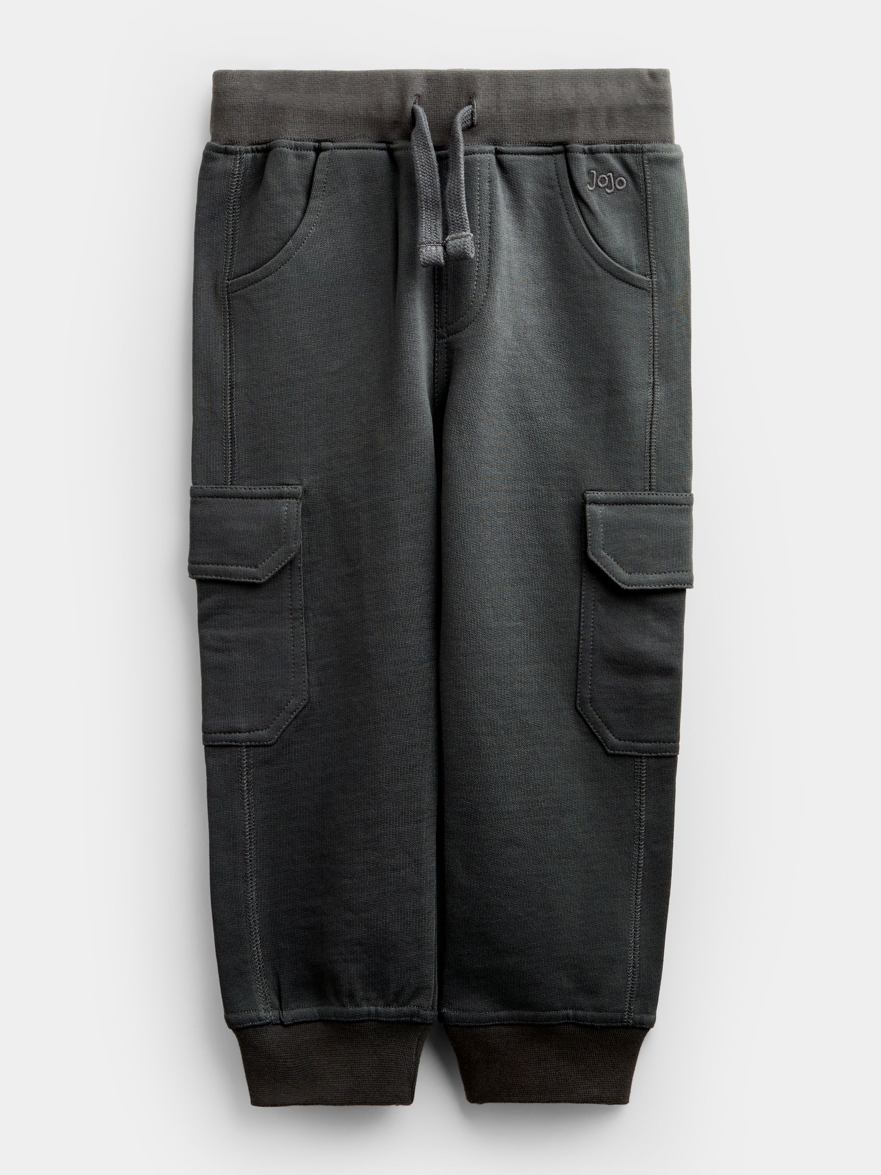 Grey White & Navy 3-Pack Cargo Joggers - Image 2 of 10 Grey White & Navy 3-Pack Cargo Joggers - Image 2 of 10