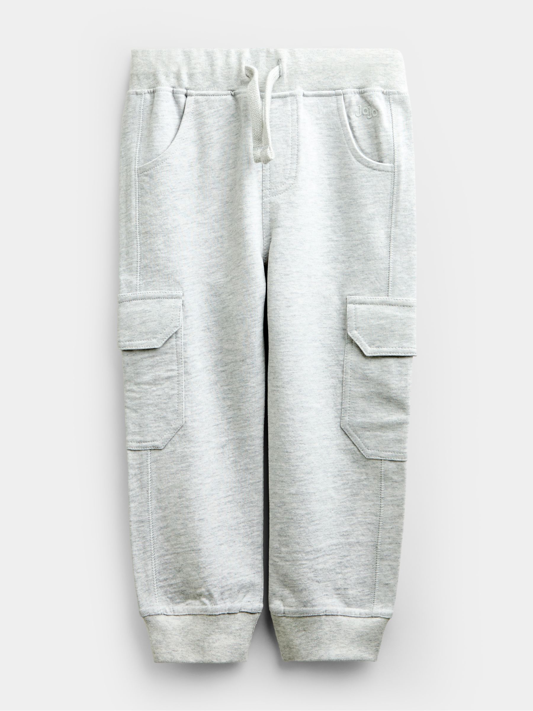 Grey White & Navy 3-Pack Cargo Joggers - Image 4 of 10