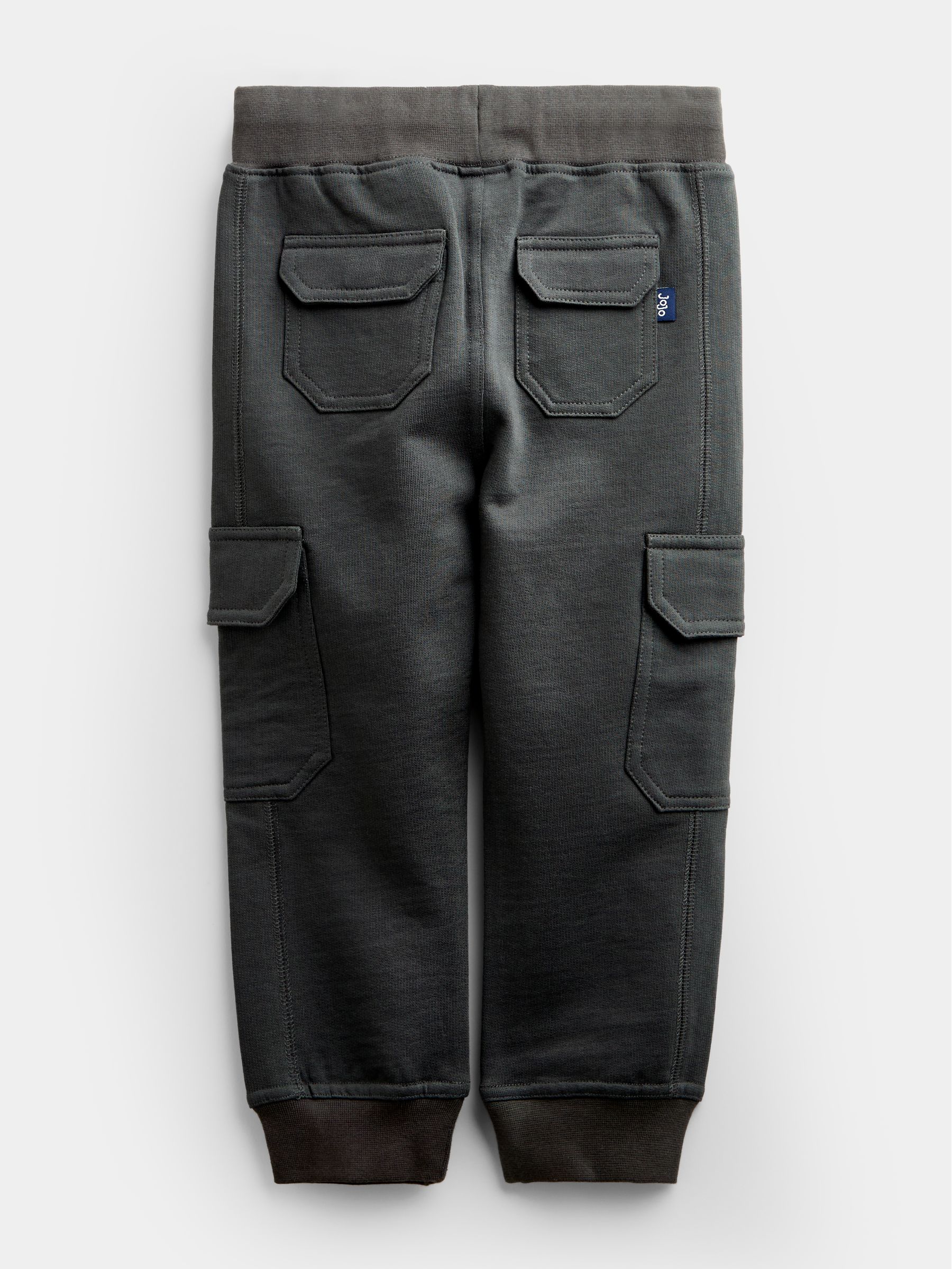 Grey White & Navy 3-Pack Cargo Joggers - Image 5 of 10