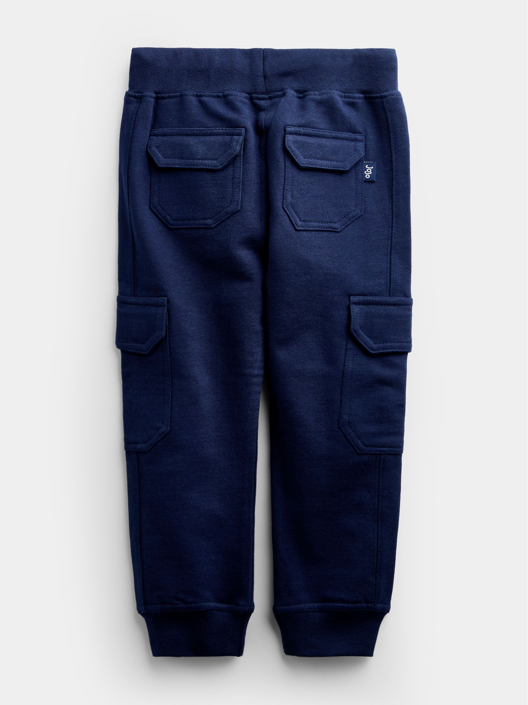 Grey White & Navy 3-Pack Cargo Joggers - Image 6 of 10