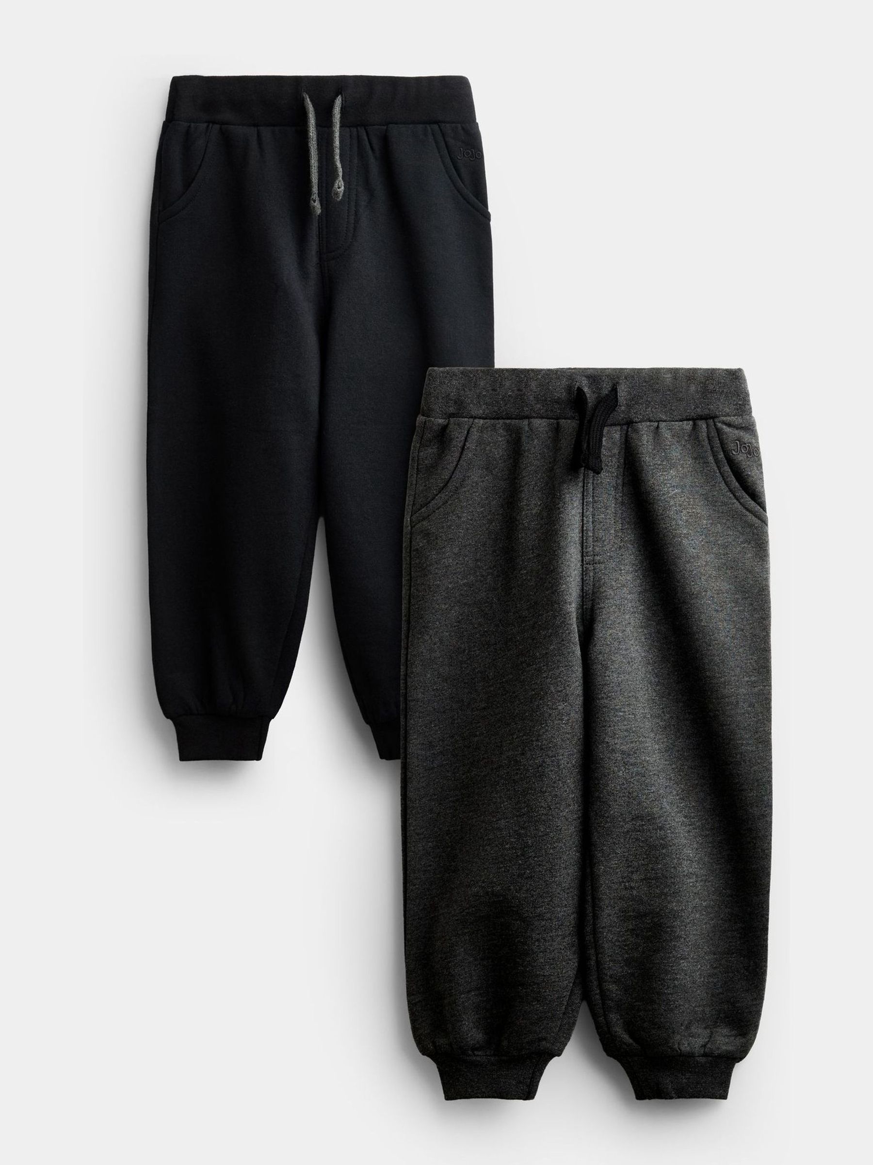 Black & Grey 2-Pack Joggers - Image 1 of 7