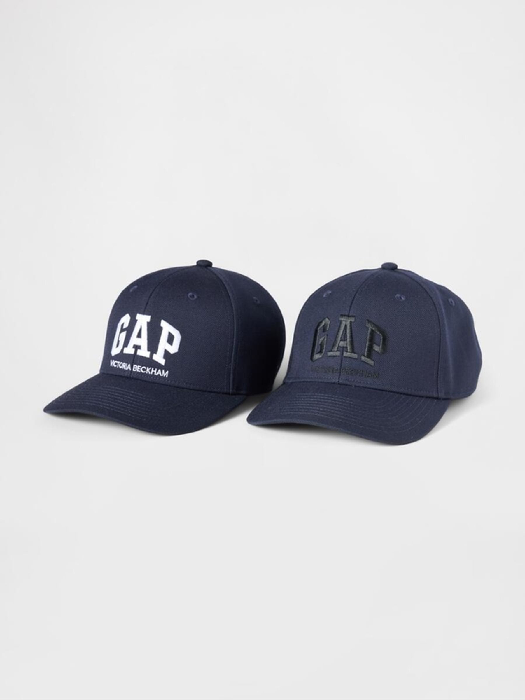 Gap x Victoria Beckham Navy/White Logo Baseball Cap - Image 2 of 3