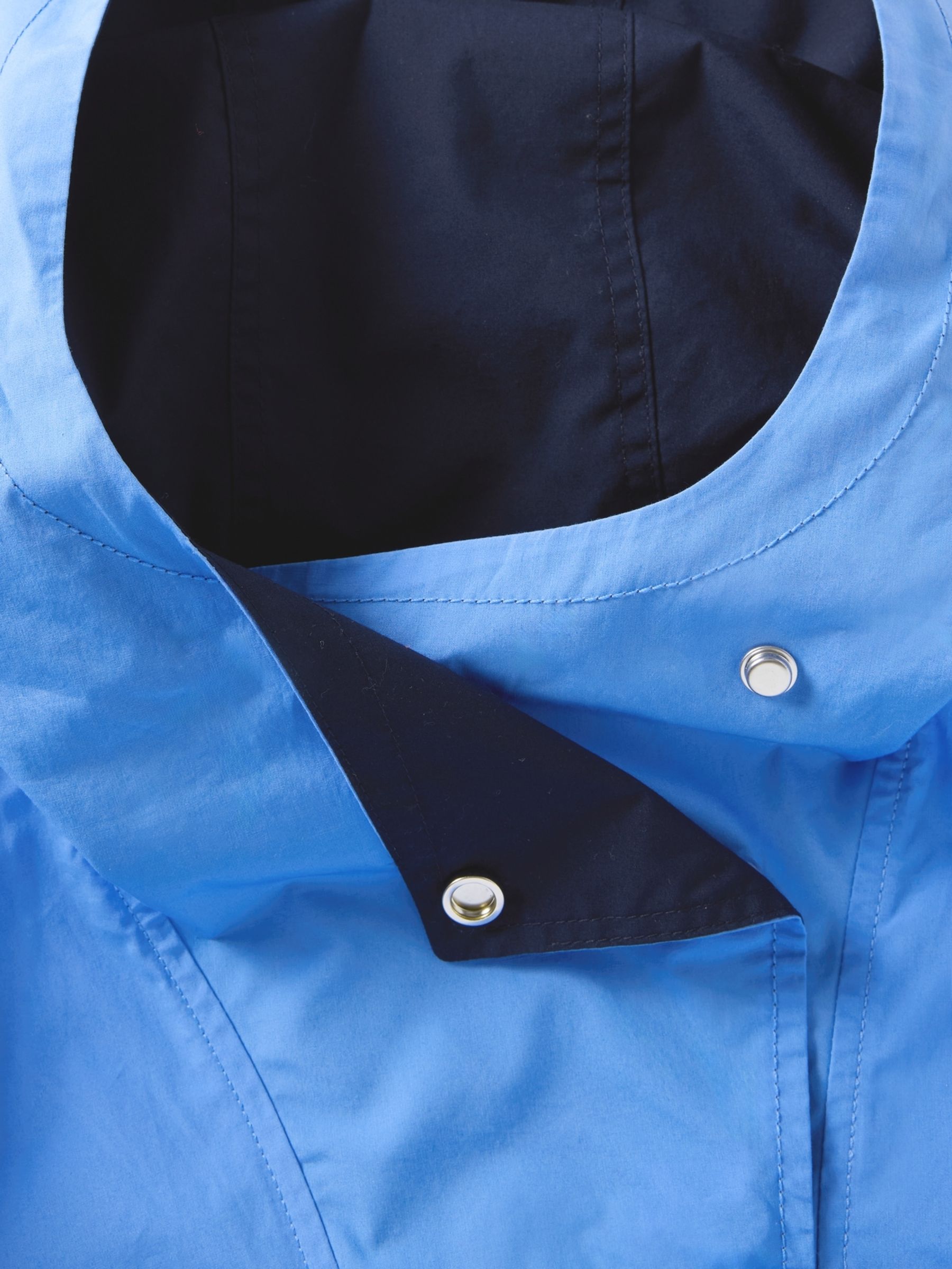 Gap x Victoria Beckham Blue Hooded Pullover Jacket - Image 6 of 7