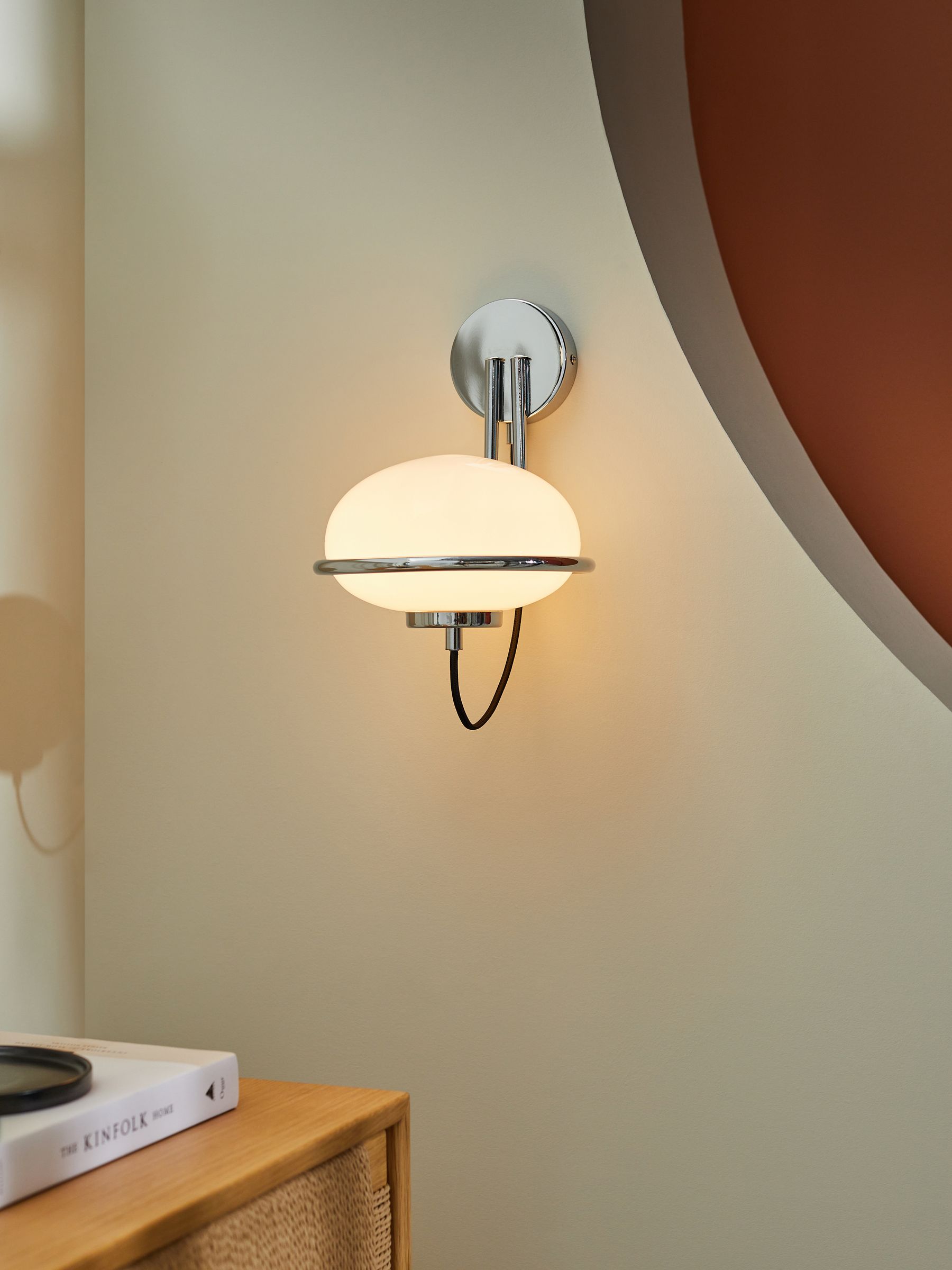 Piper Wall Light in Chrome - Image 1 of 3 Piper Wall Light in Chrome - Image 1 of 3