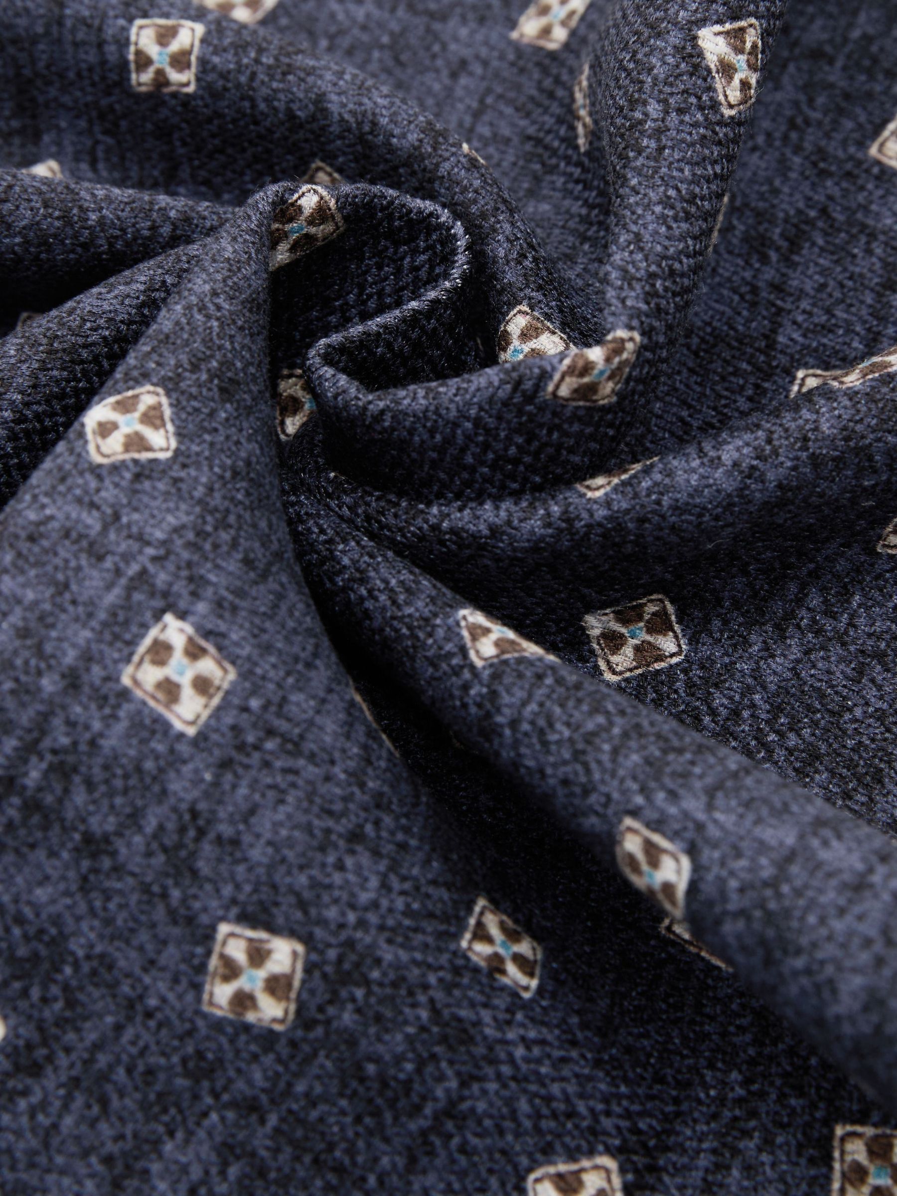 Pocket Square in Navy - Image 3 of 4