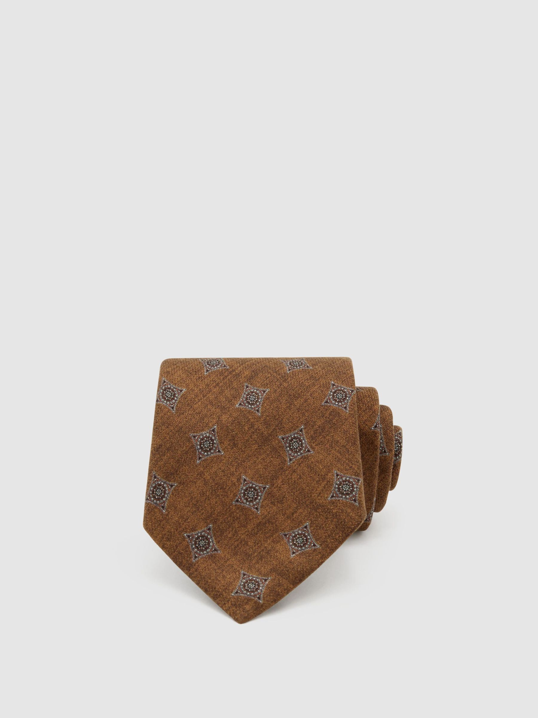 Tie in Burnt Orange - Image 1 of 5