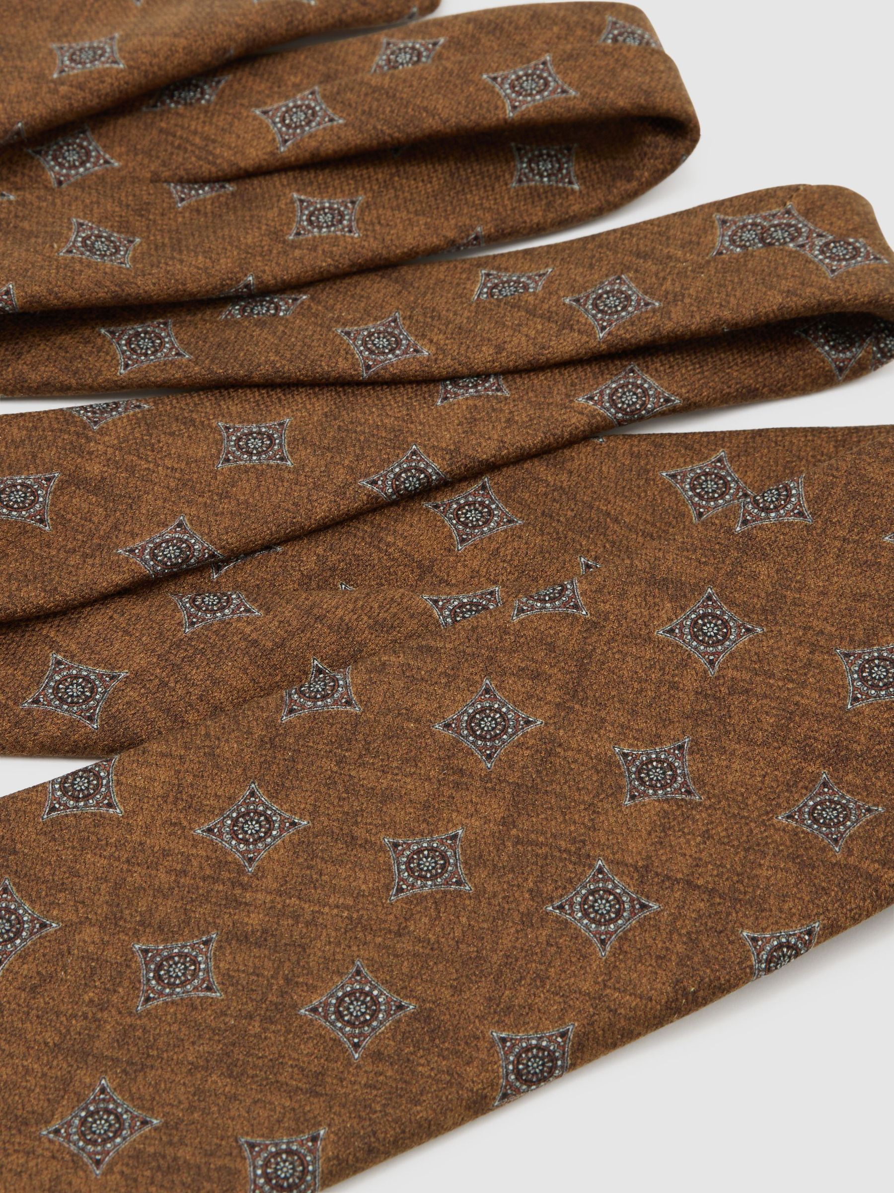 Tie in Burnt Orange - Image 3 of 5