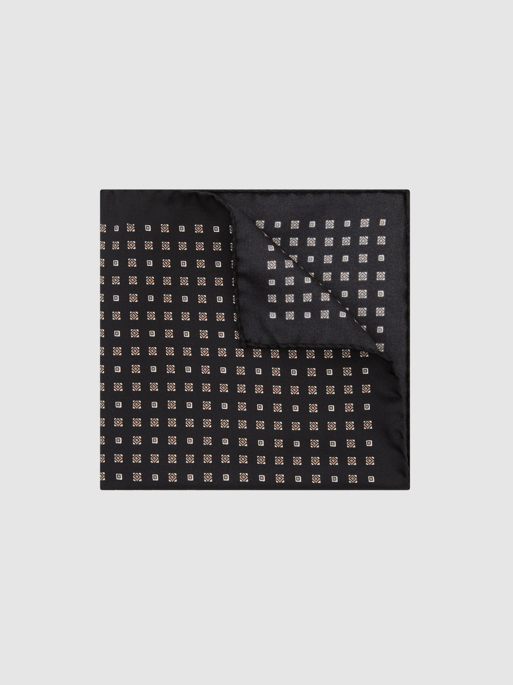 Pocket Square in Black - Image 1 of 3