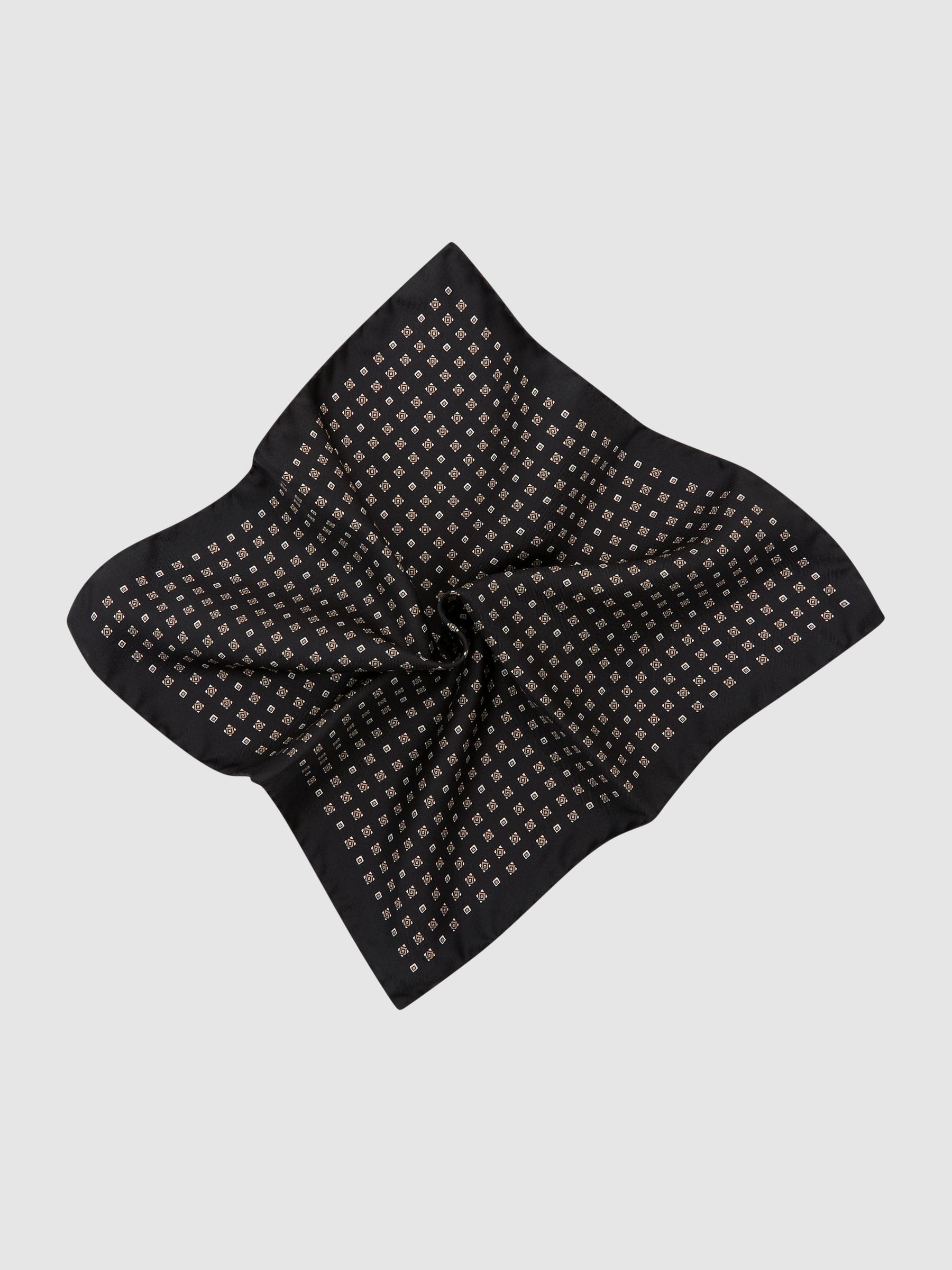 Pocket Square in Black - Image 2 of 3