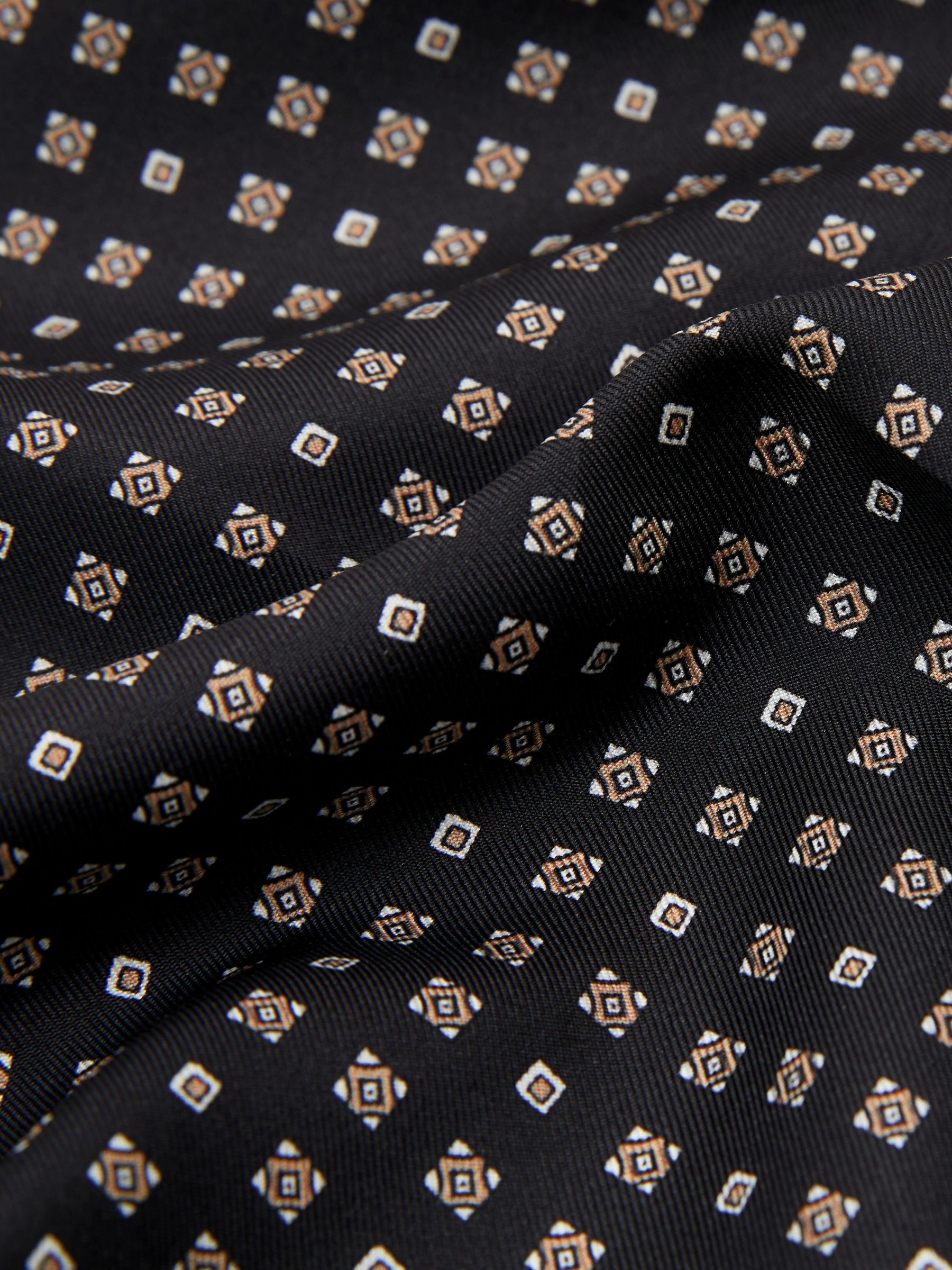 Pocket Square in Black - Image 3 of 3