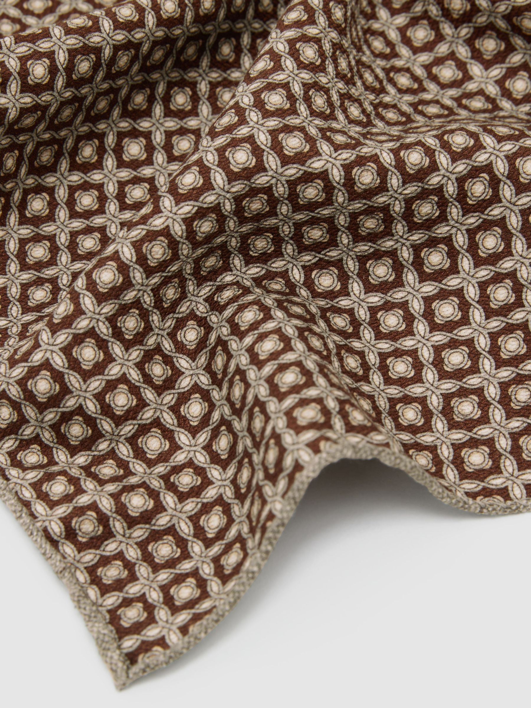 Pocket Square in Sage Green - Image 4 of 4