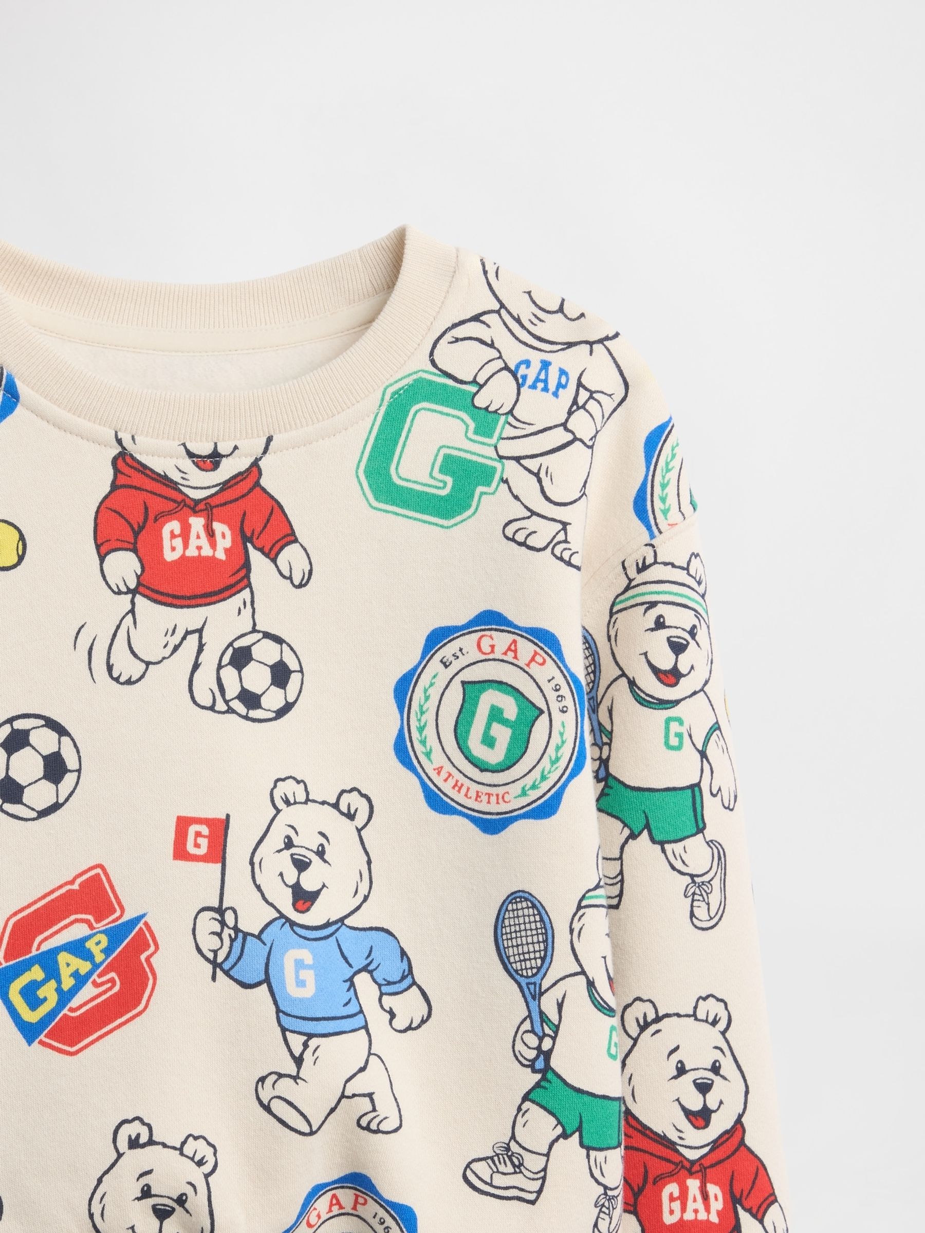 Cream Brannan Bear VintageSoft Sweatshirt - Image 4 of 4