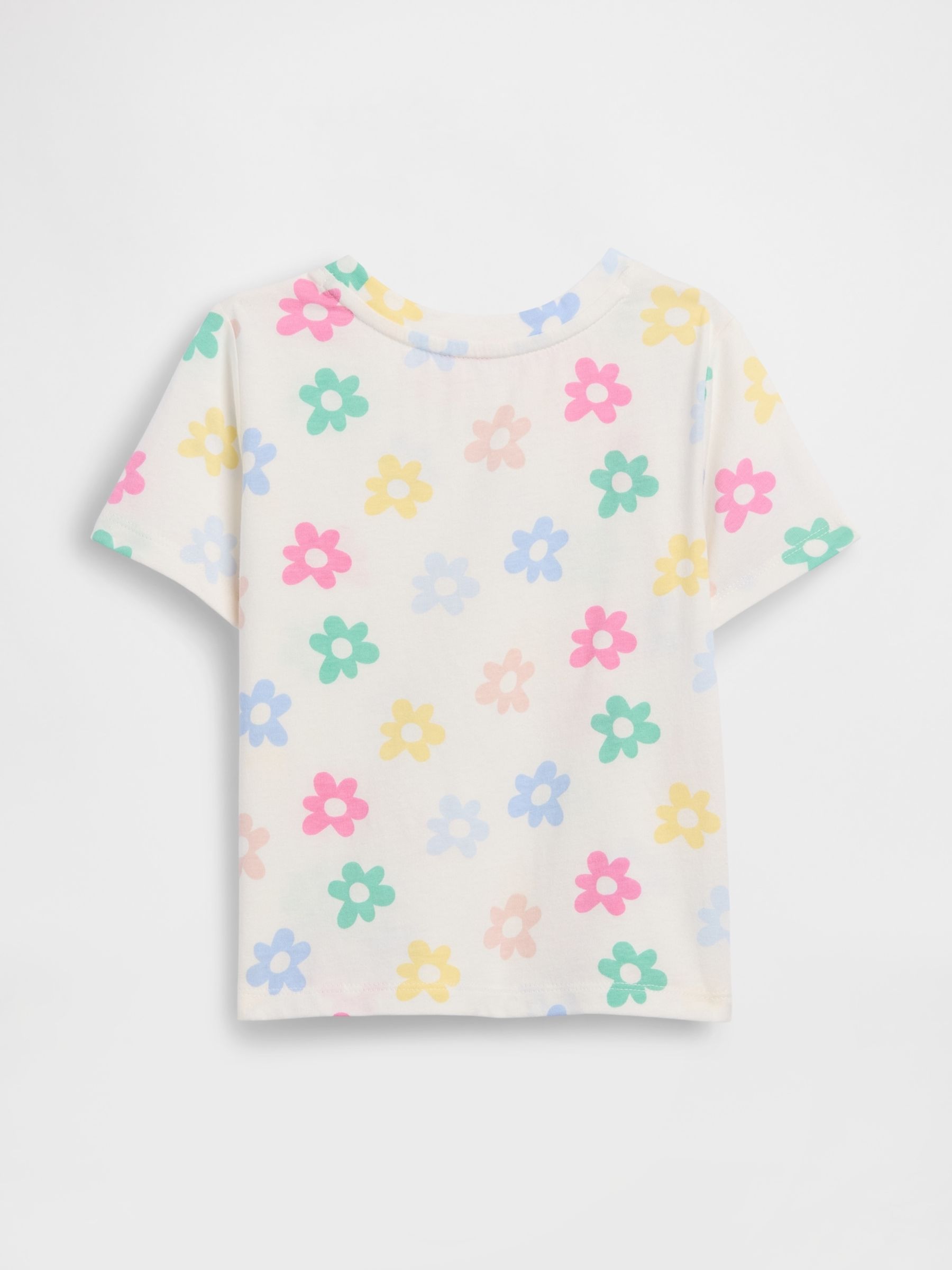 Multi Floral Print Short Sleeve T-Shirt - Image 2 of 2