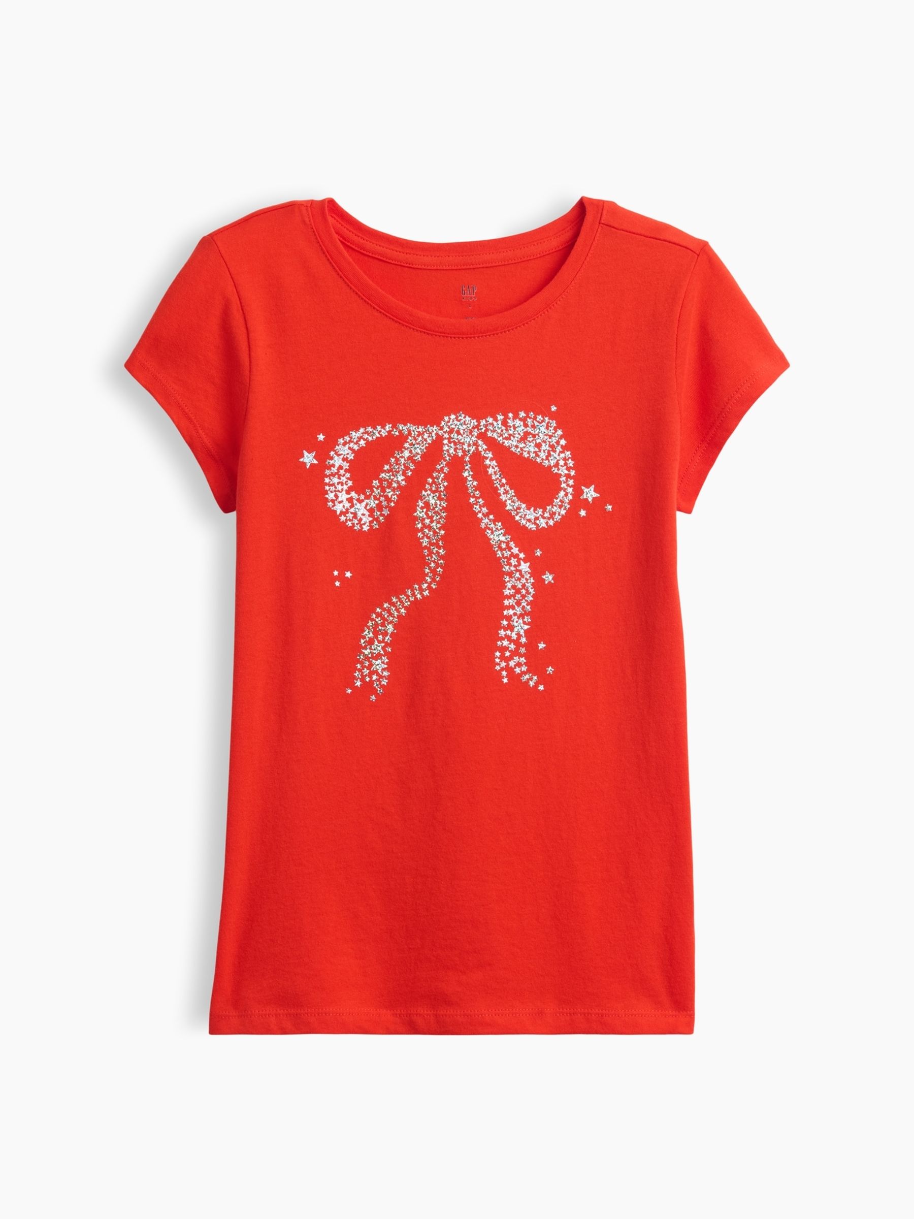 Red Bow Kids Graphic T-Shirt - Image 1 of 3