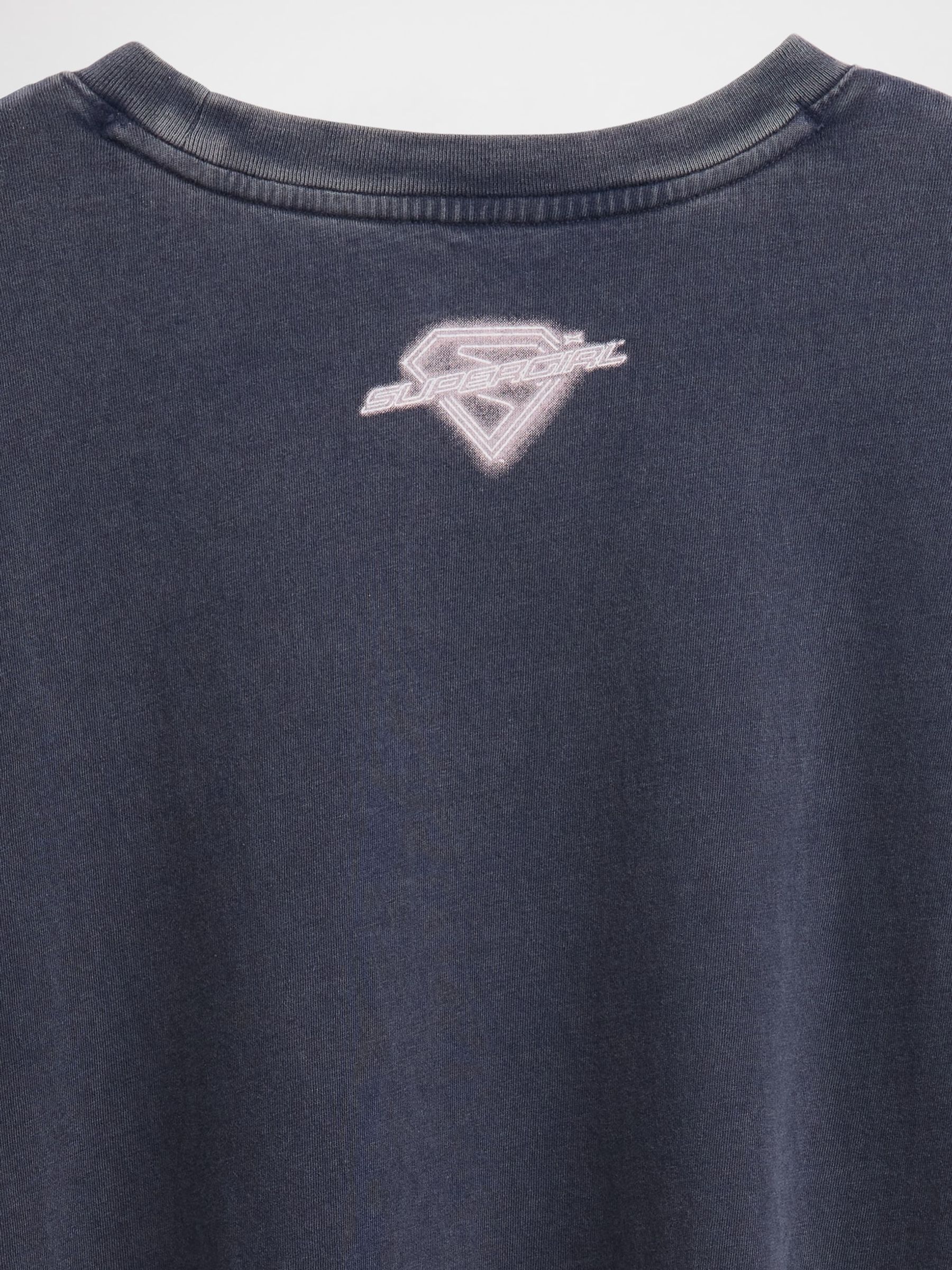 Blue Superman Oversized Short Sleeve T-Shirt - Image 4 of 5