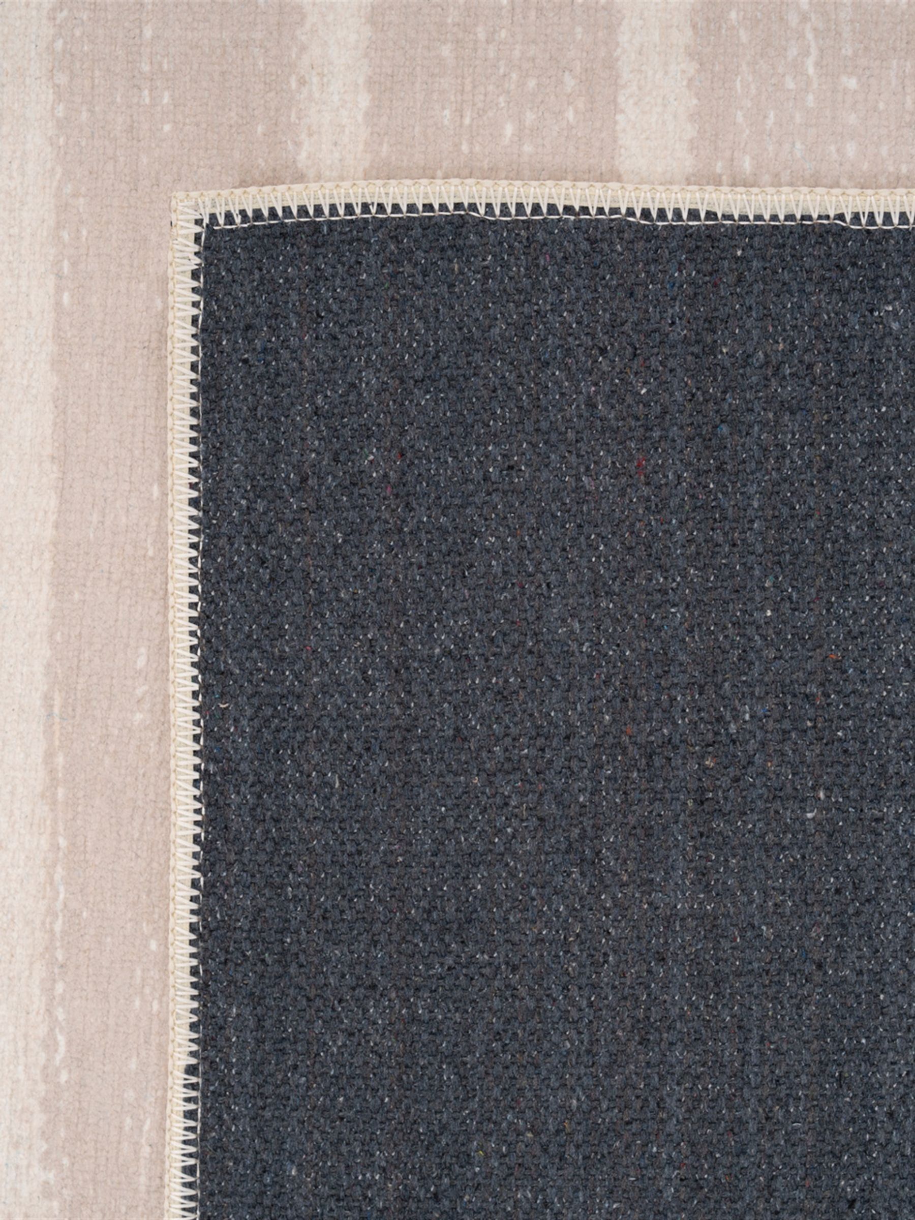kukoon Beige Washable Faye Soft Geometric Rug - Image 5 of 7