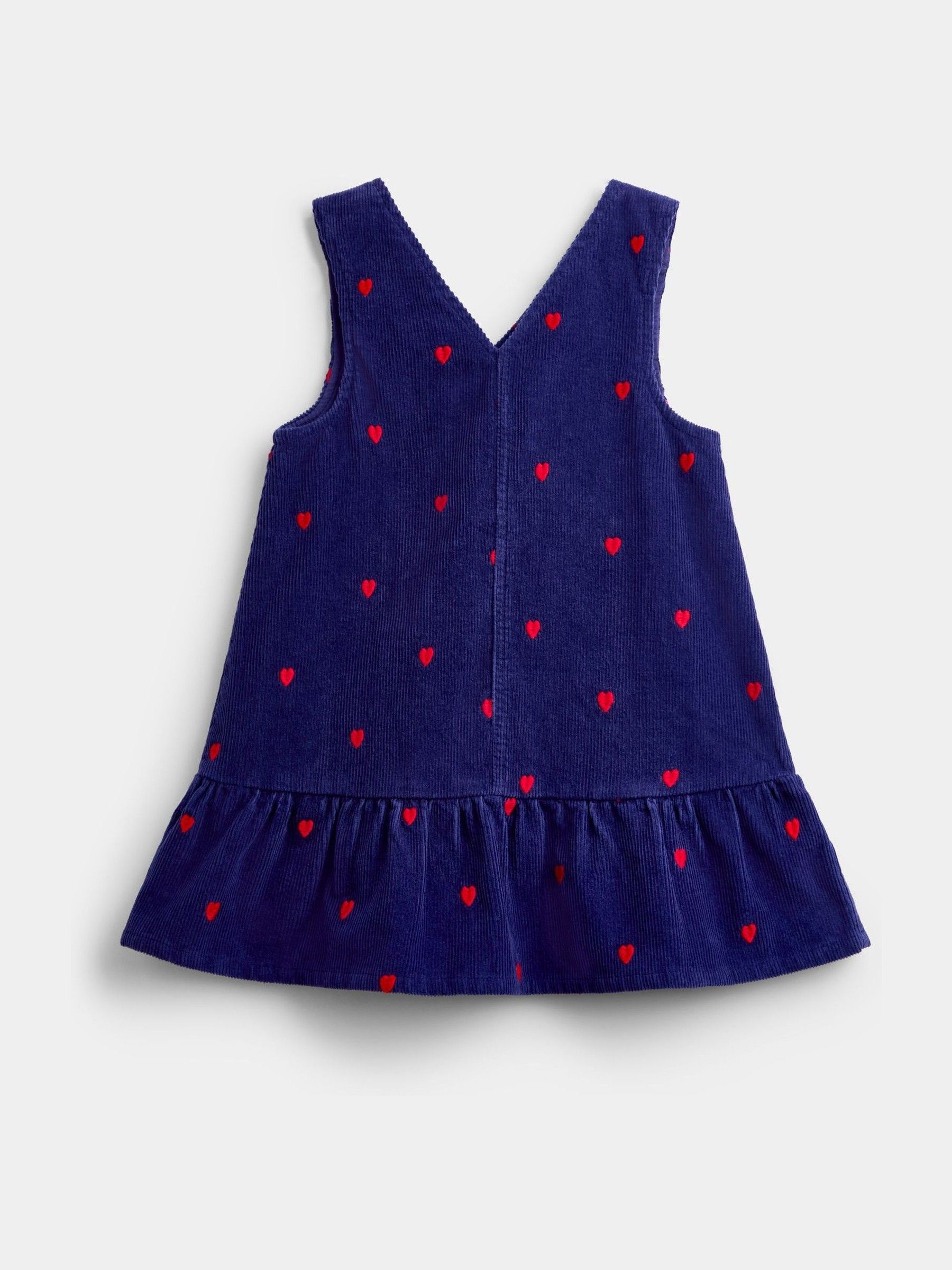 Navy Blue Rose Embroidered Pinny And Top Set - Image 4 of 6