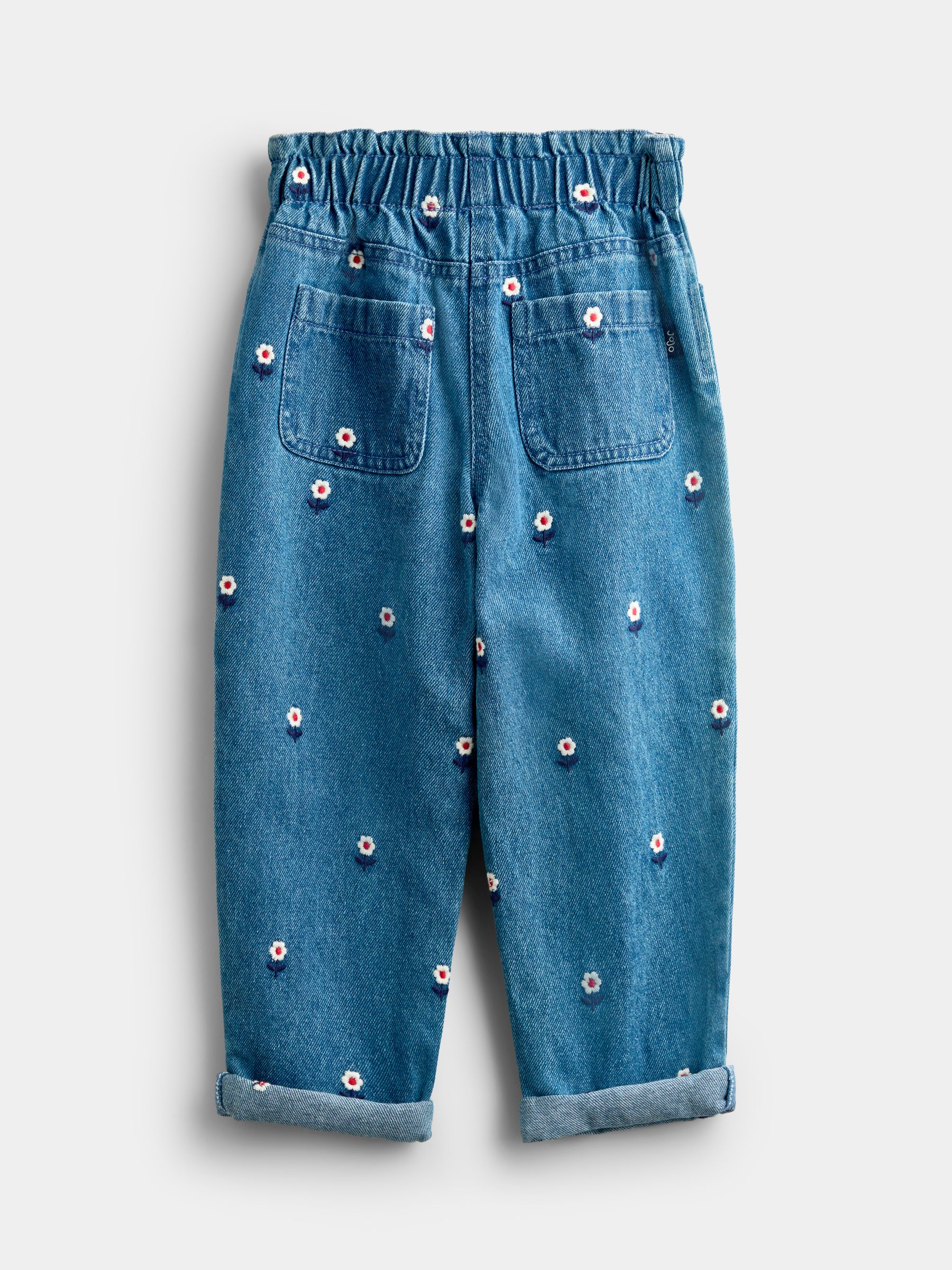 Denim Floral Embroidered Jeans - Image 2 of 4