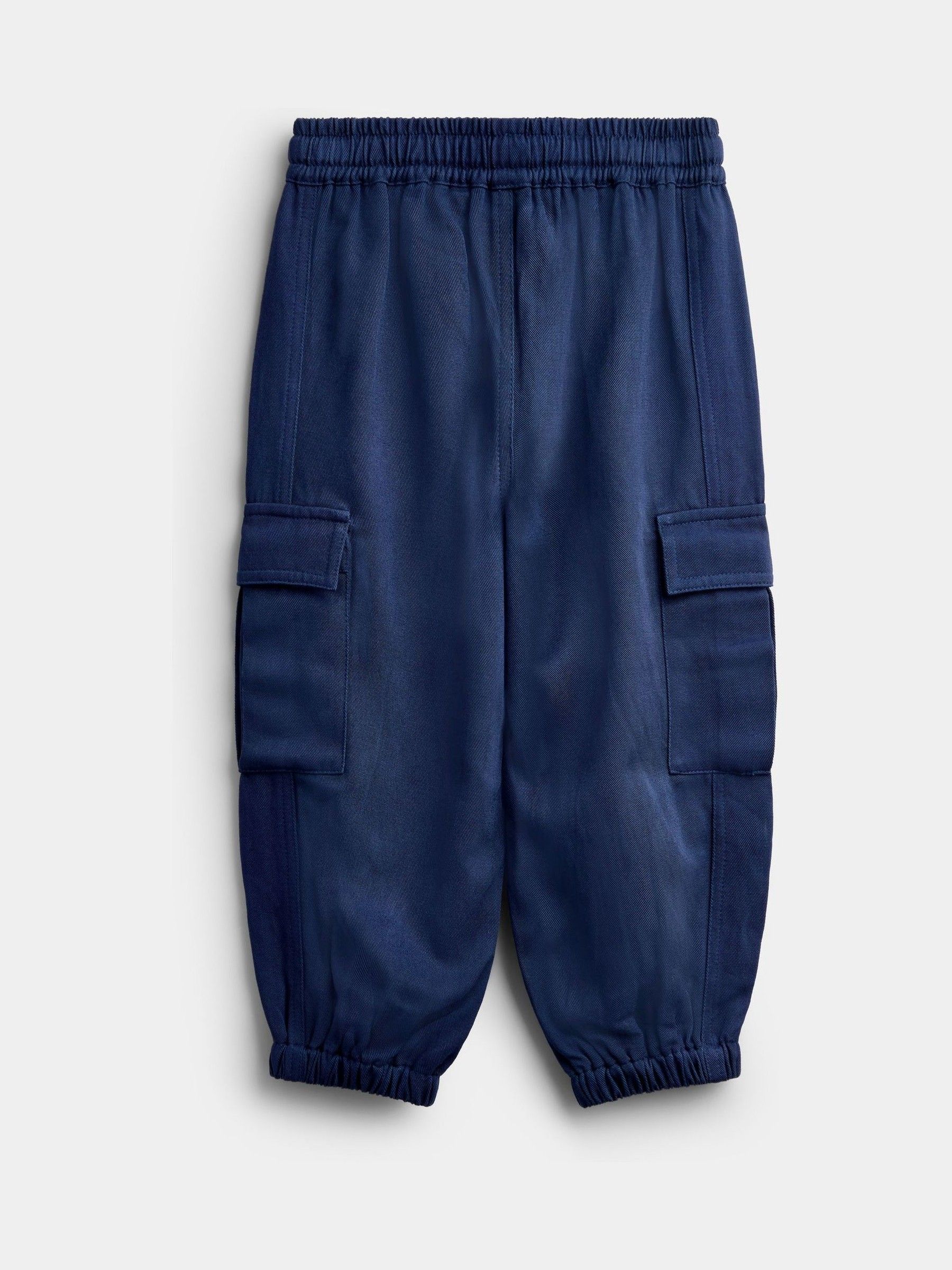 Navy Blue Cuffed Cargo Joggers - Image 2 of 4 Navy Blue Cuffed Cargo Joggers - Image 2 of 4