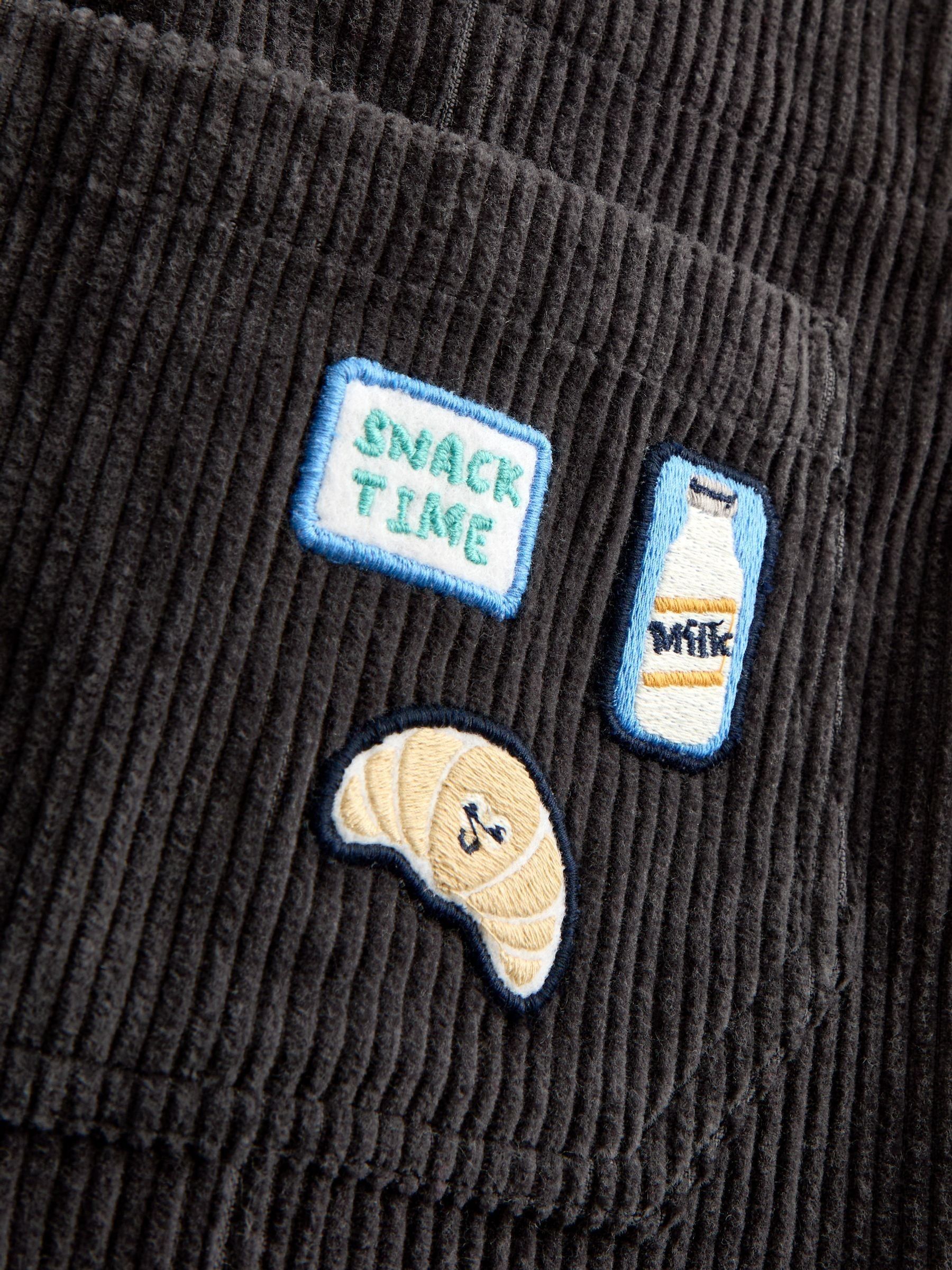 Grey Snack Badge Dungaree - Image 7 of 7