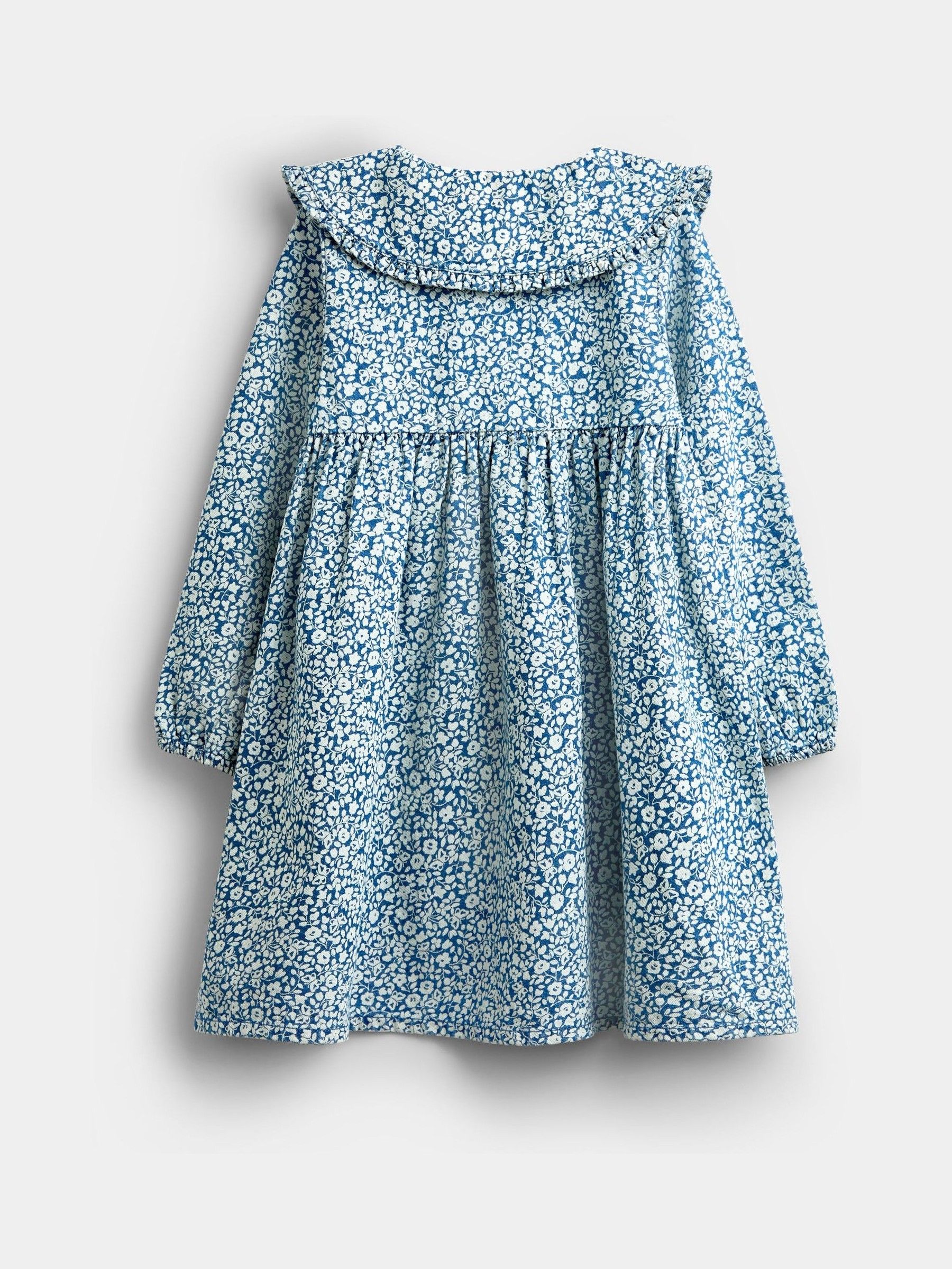 Blue Printed Denim Ditsy - Image 2 of 4