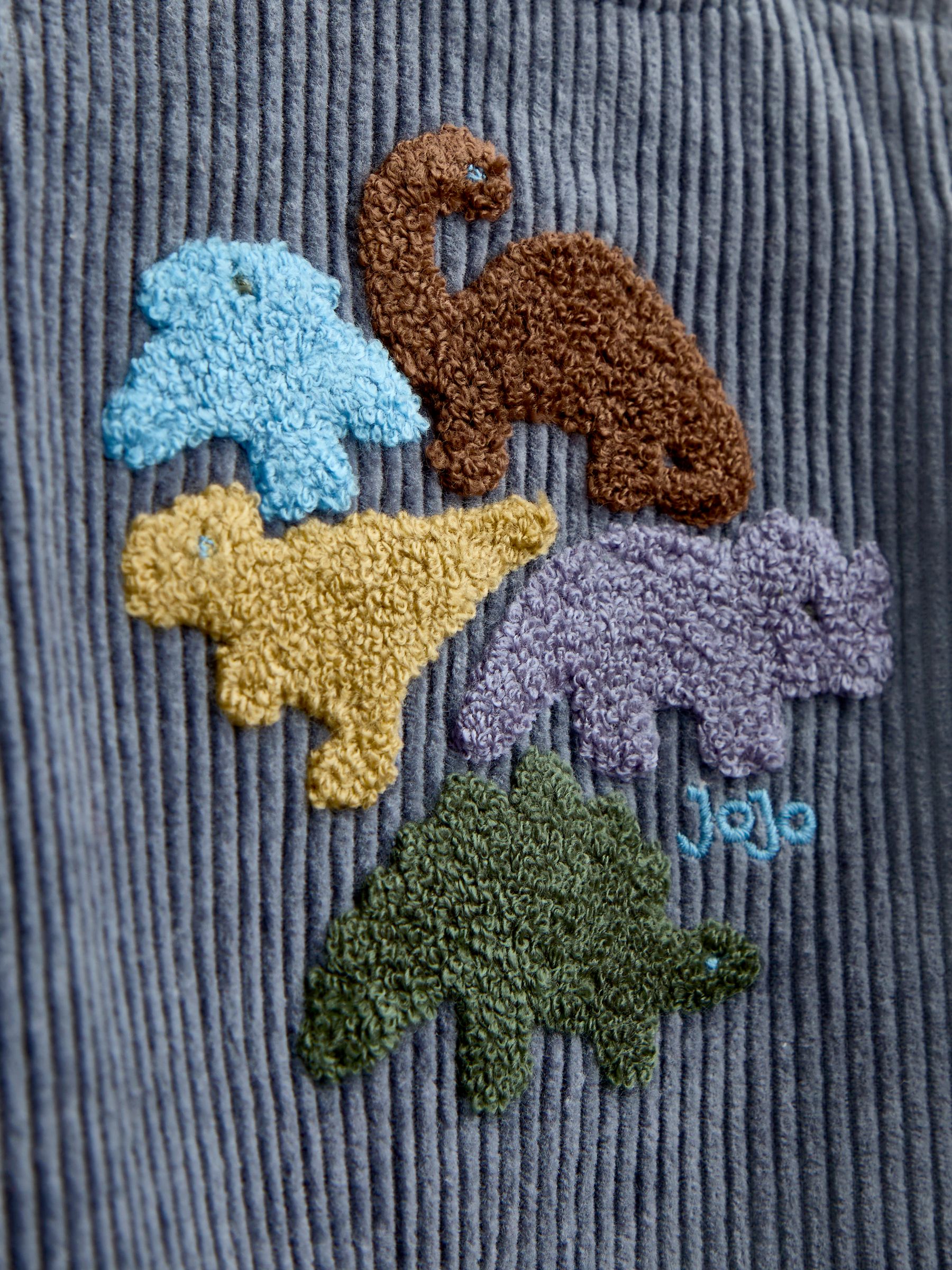 Blue Dinosaur 2-Piece Dungarees & Top Set - Image 7 of 7 Blue Dinosaur 2-Piece Dungarees & Top Set - Image 7 of 7