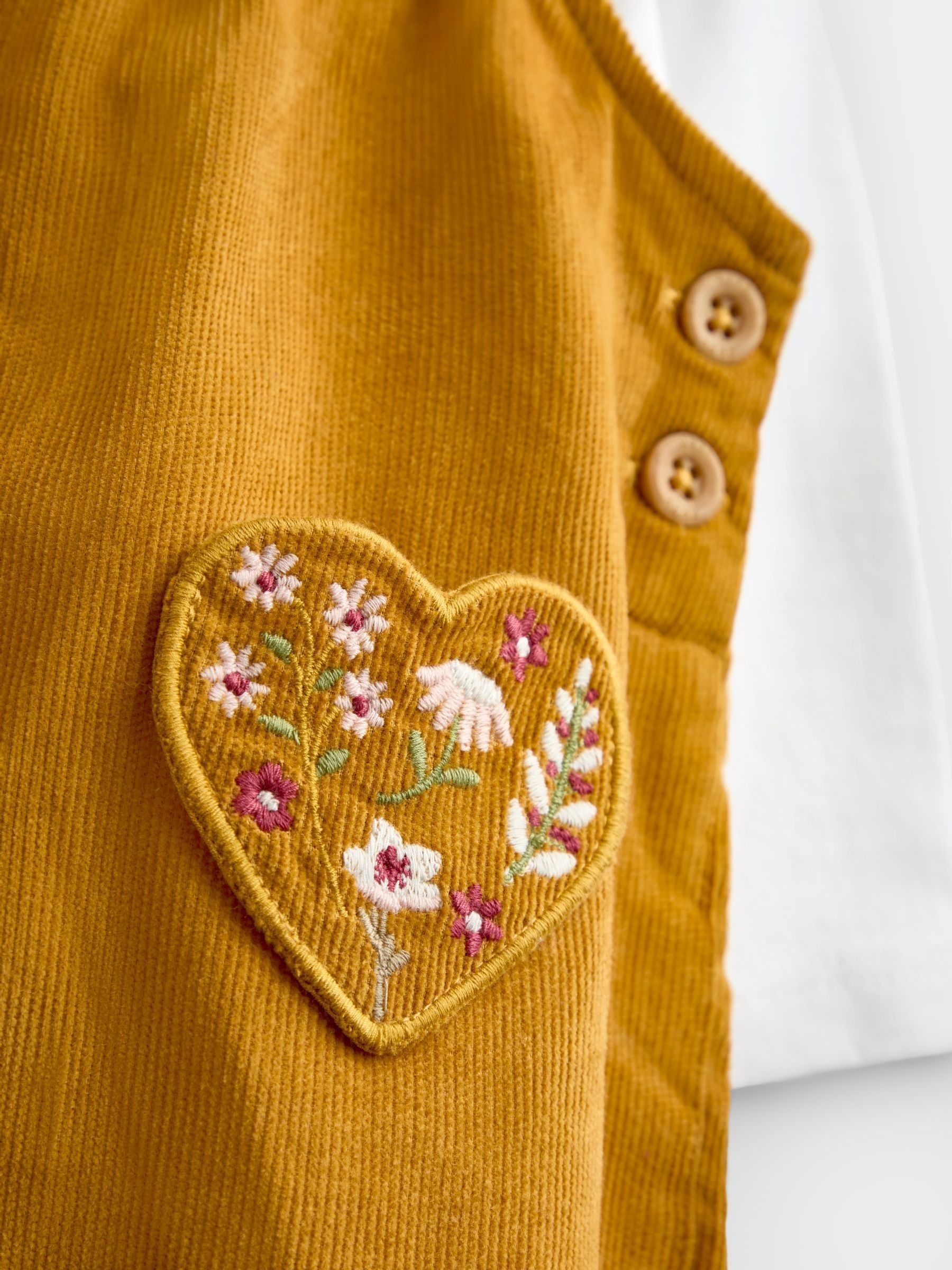 Yellow Heart Dungaree Set - Image 7 of 7