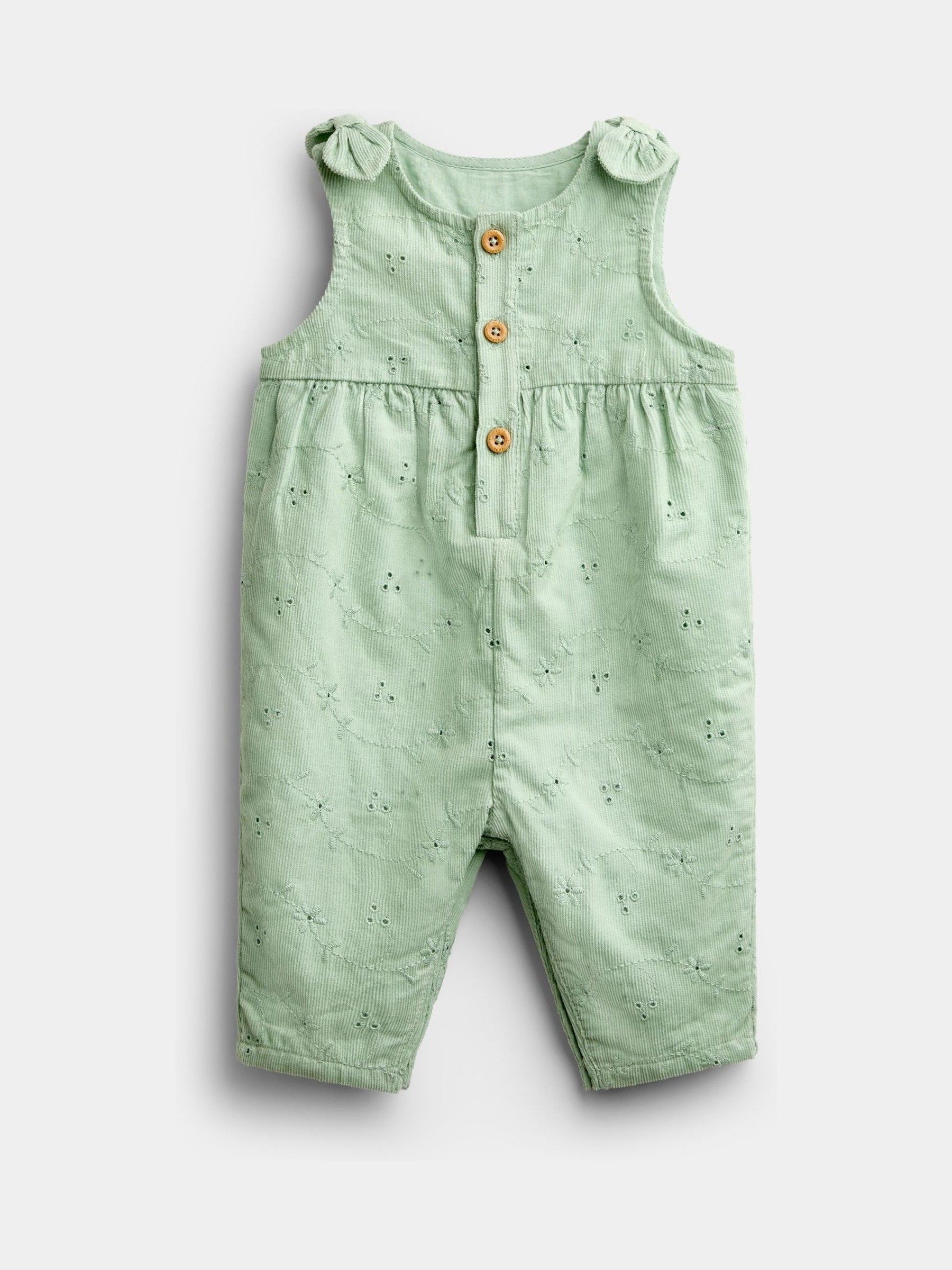 Green Broderie Dungaree - Image 6 of 8