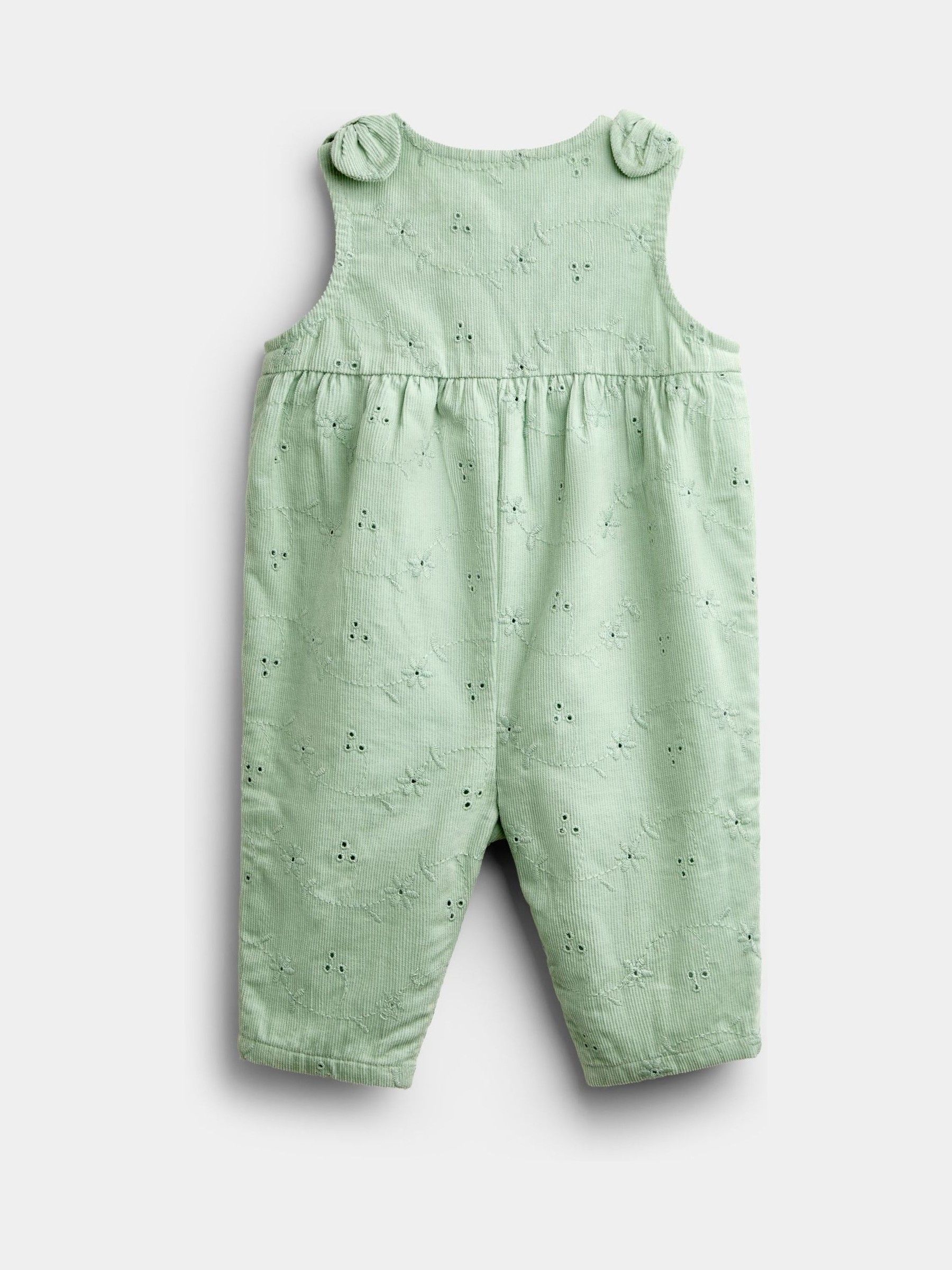 Green Broderie Dungaree - Image 7 of 8