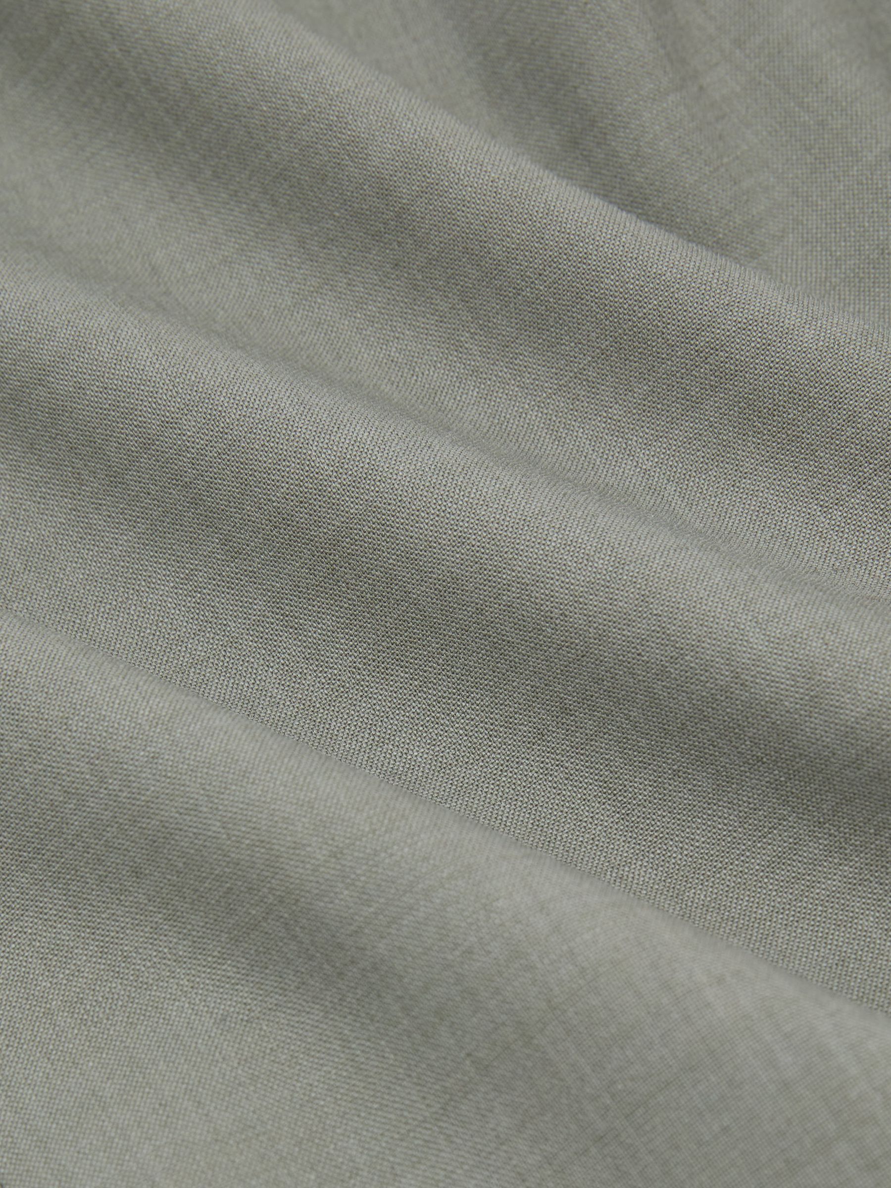 Tailored Fit Wool-Blend Single-Breasted Suit Blazer in Sage Green - Image 10 of 10