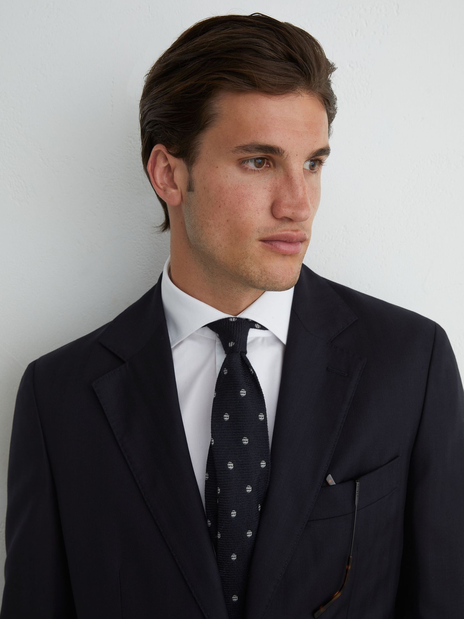 Suit Jacket in Navy - Image 5 of 10