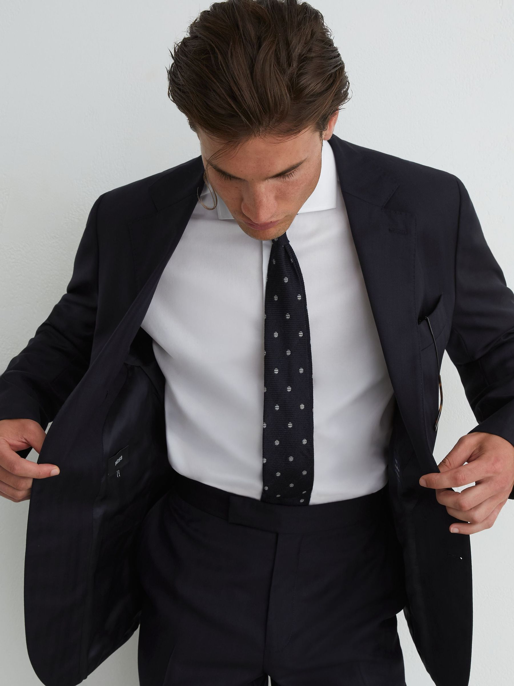 Suit Jacket in Navy - Image 7 of 10