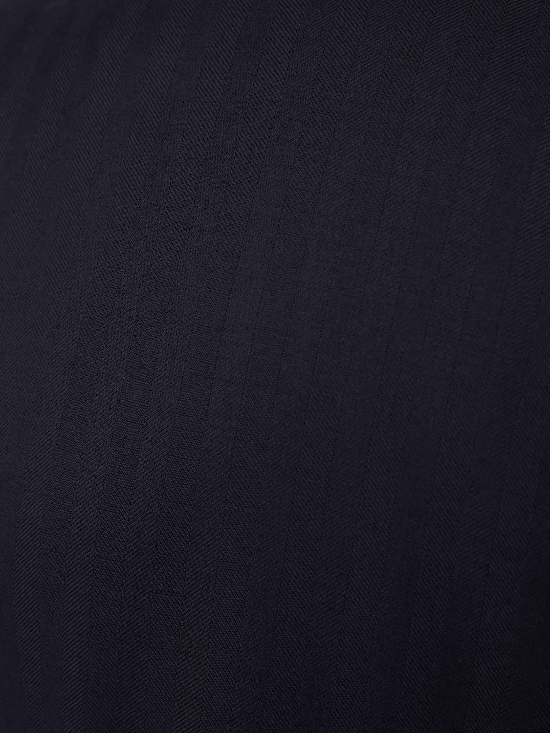 Wool Shadow-Stripe Classic-Fit Suit Trousers in Navy - Image 6 of 7