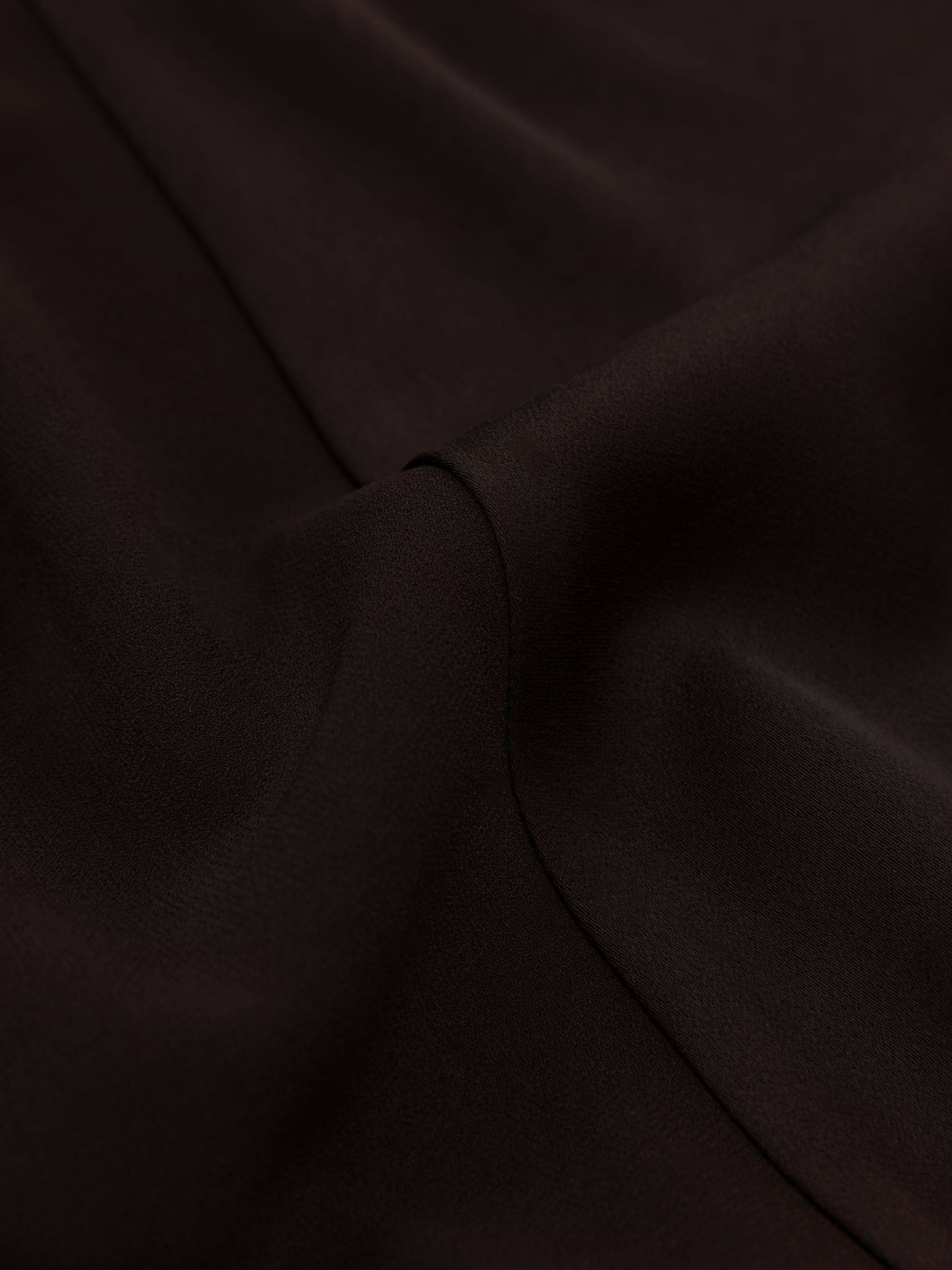 Cowl-Neck Tie-Waist Midi Dress in Grape Burgundy - Image 8 of 8