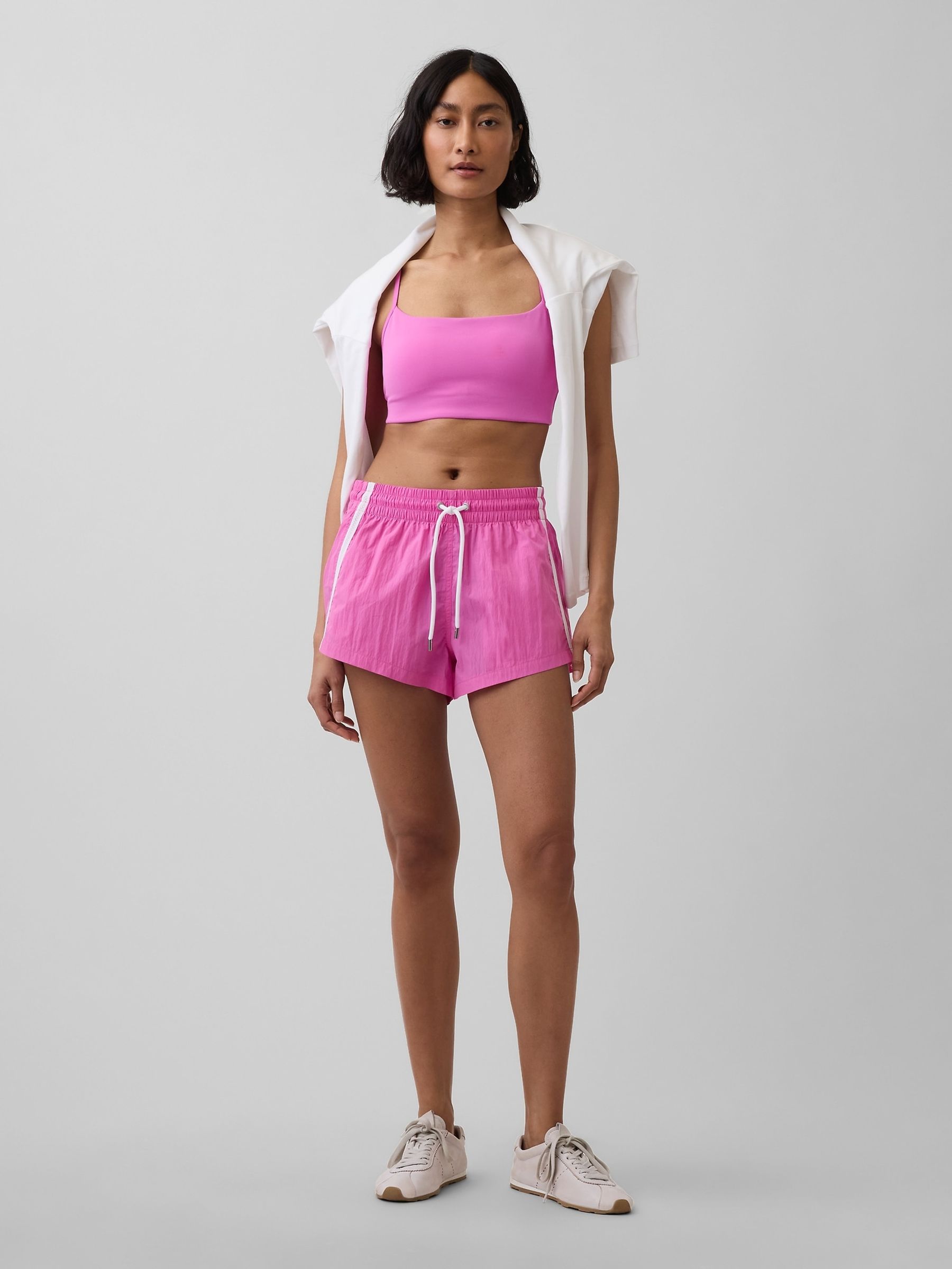 Pink 2.5 inch Track Shorts - Image 4 of 5
