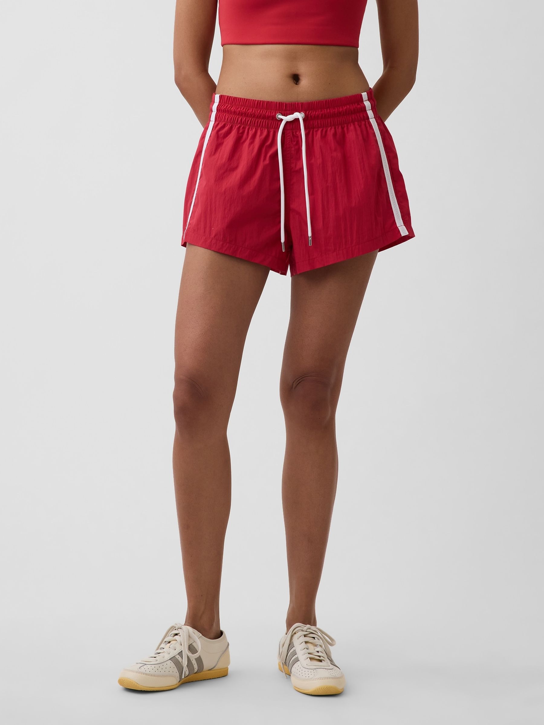 Red 2.5 inch Track Shorts - Image 1 of 5