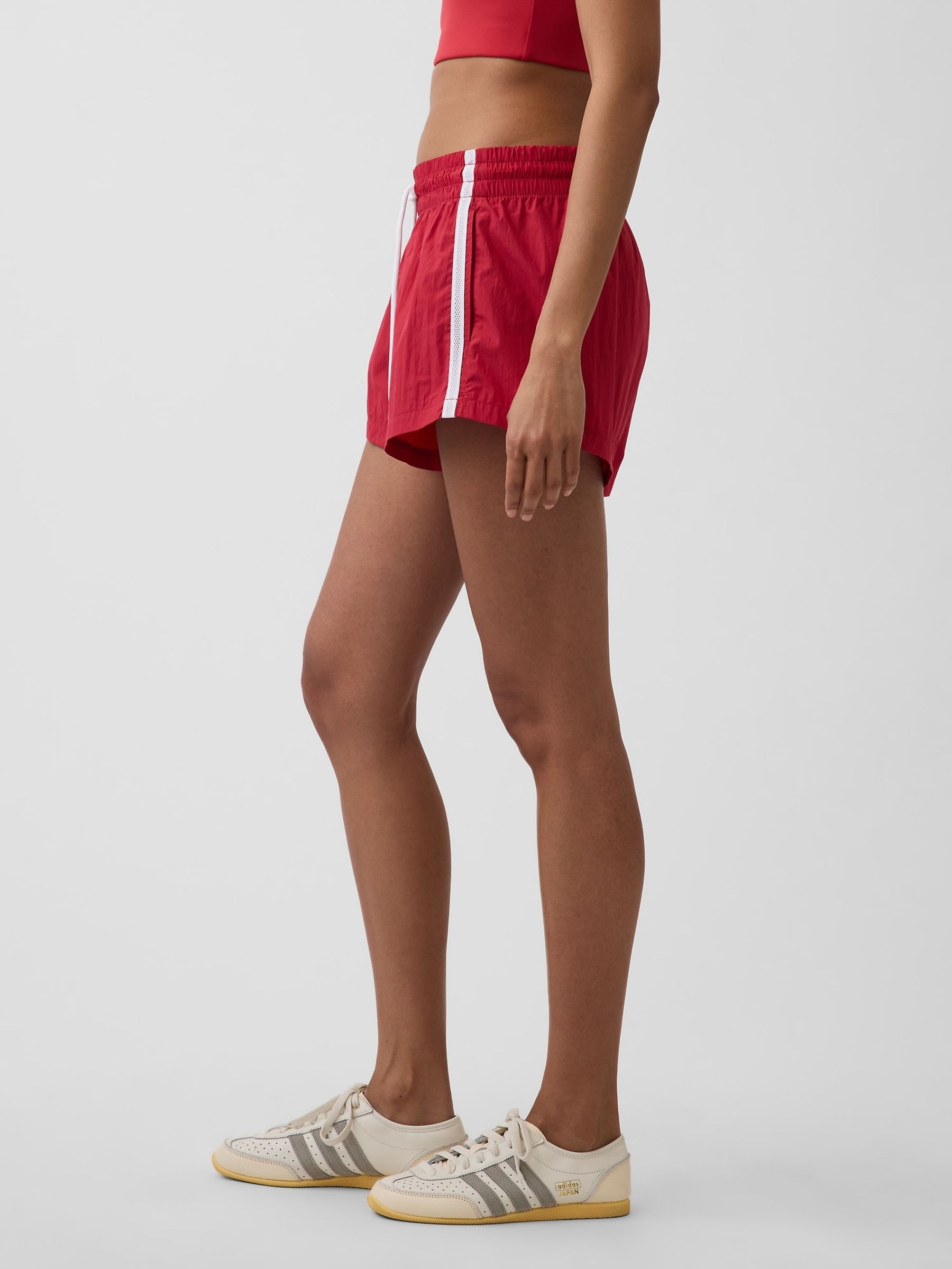 Red 2.5 inch Track Shorts - Image 3 of 5