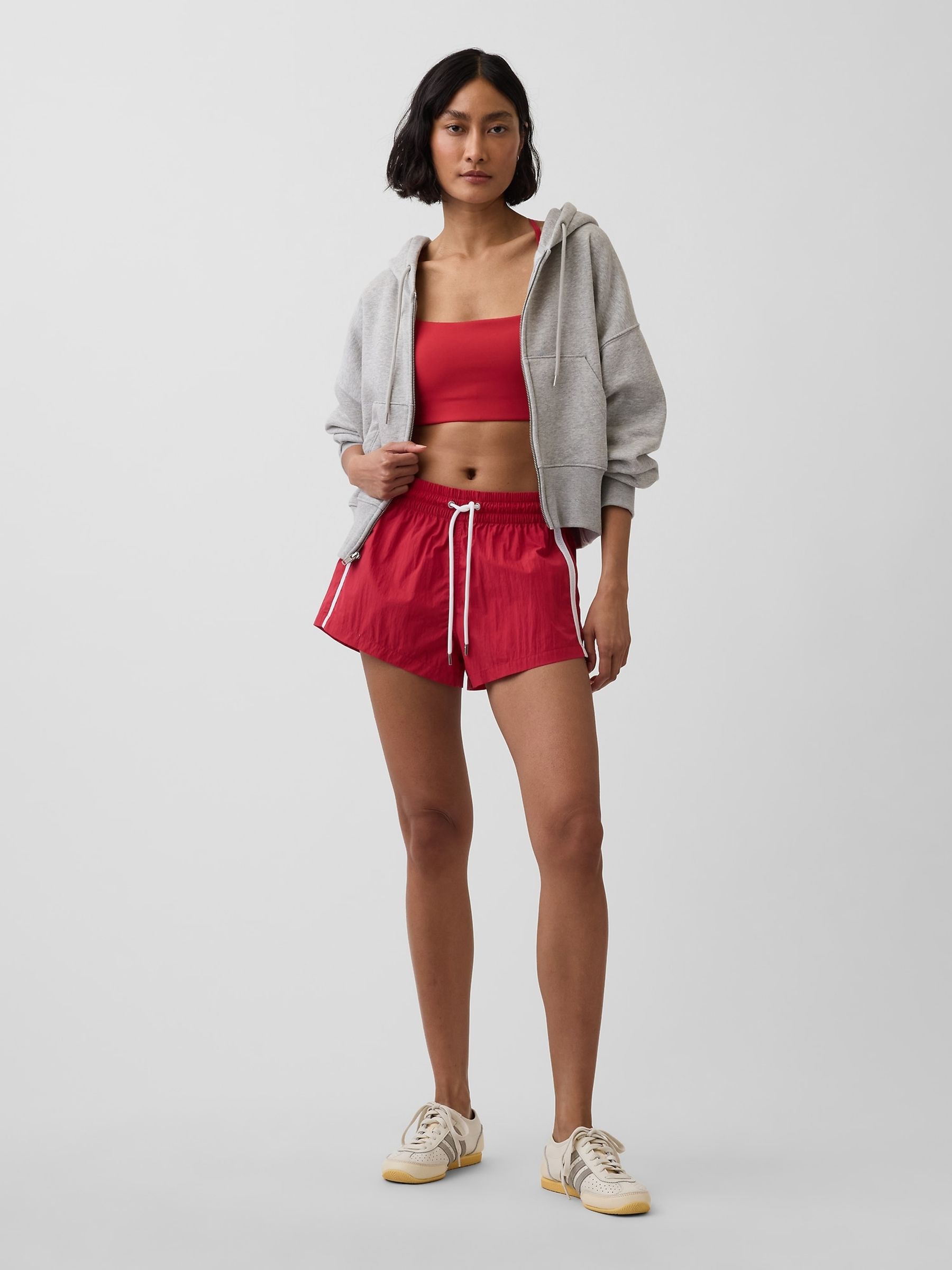 Red 2.5 inch Track Shorts - Image 4 of 5
