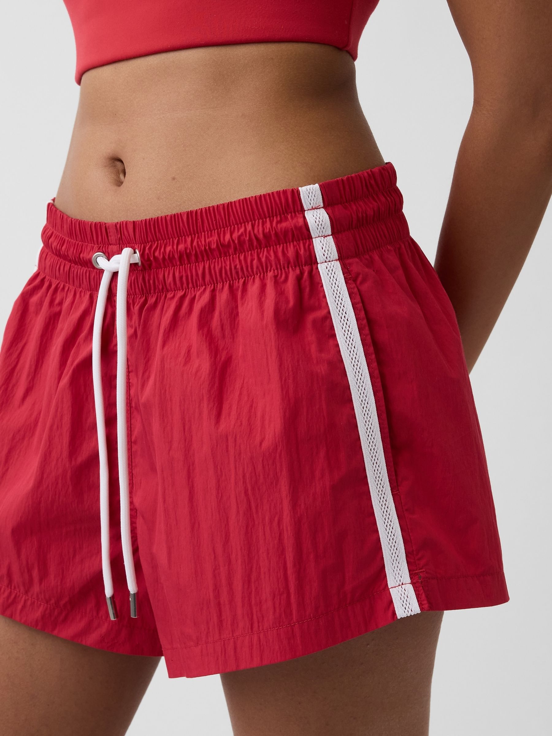 Red 2.5 inch Track Shorts - Image 5 of 5