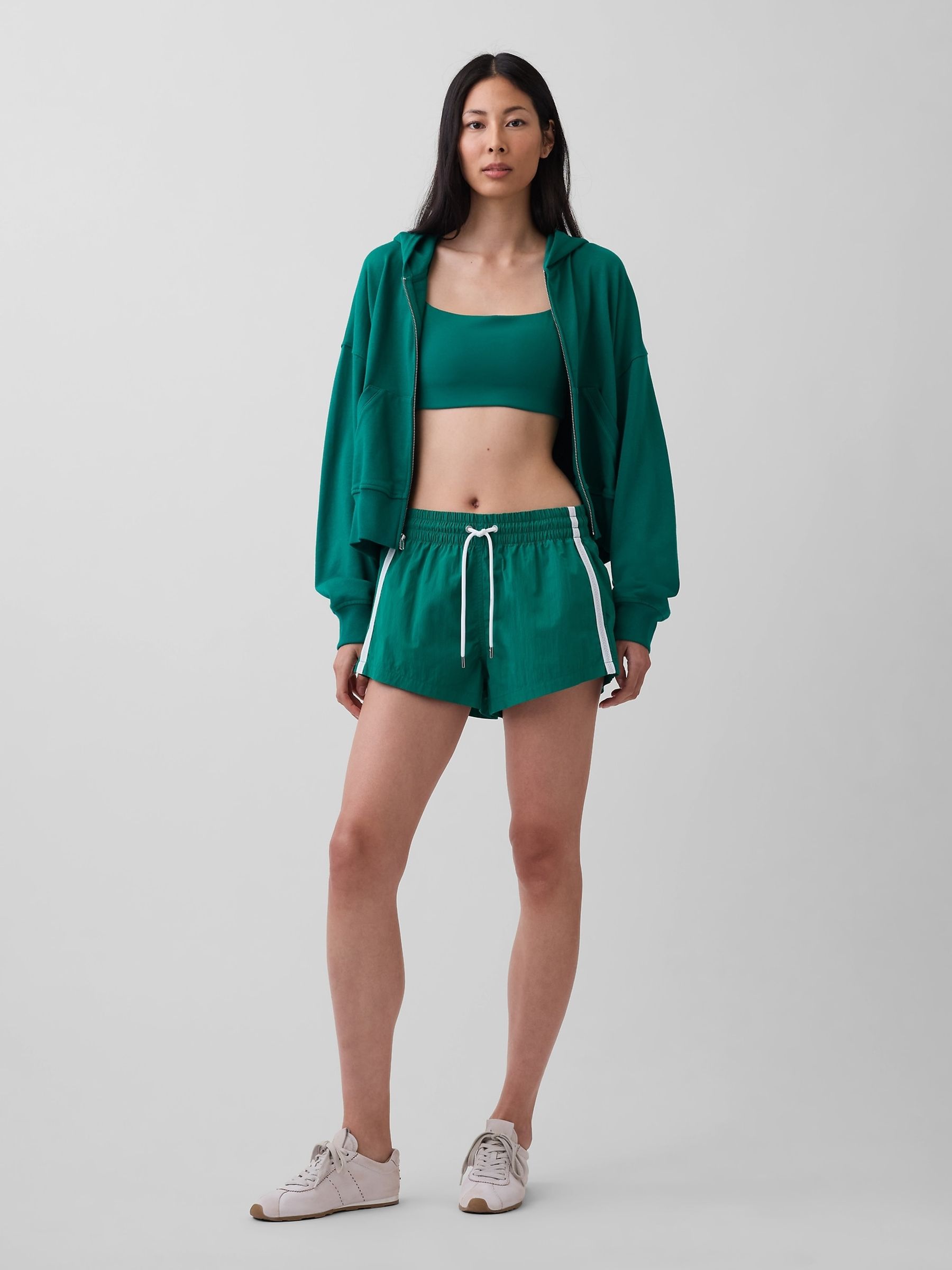 Green 2.5 inch Track Shorts - Image 4 of 5