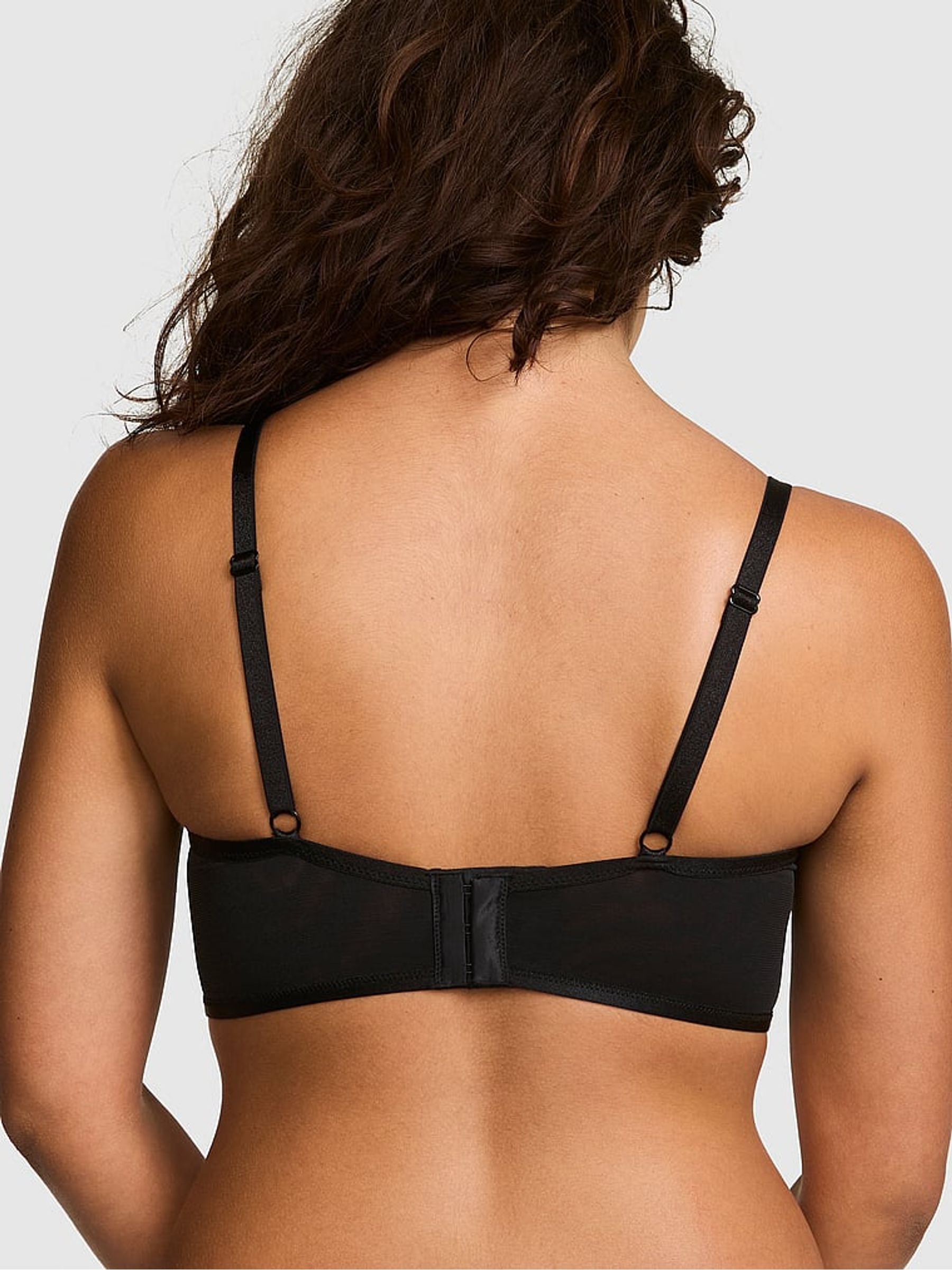 Black Sequin Scoop Corset Bralette - Image 3 of 3