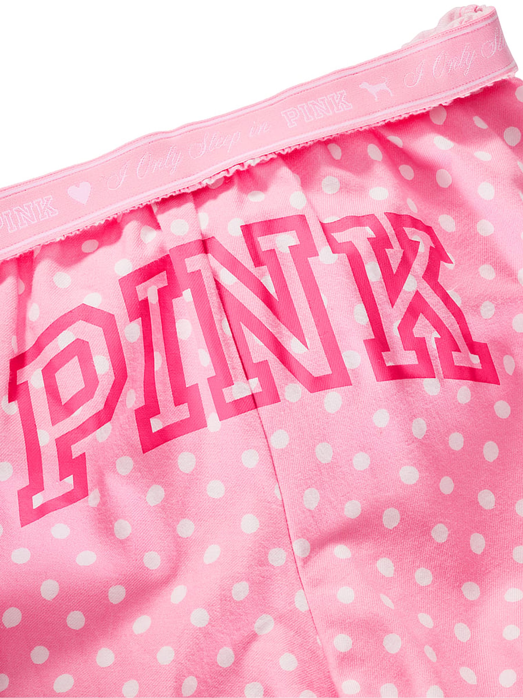 Pink Lollipop Polka Dot Long Flannel Pyjama Bottoms - Image 3 of 3 Pink Lollipop Polka Dot Long Flannel Pyjama Bottoms - Image 3 of 3