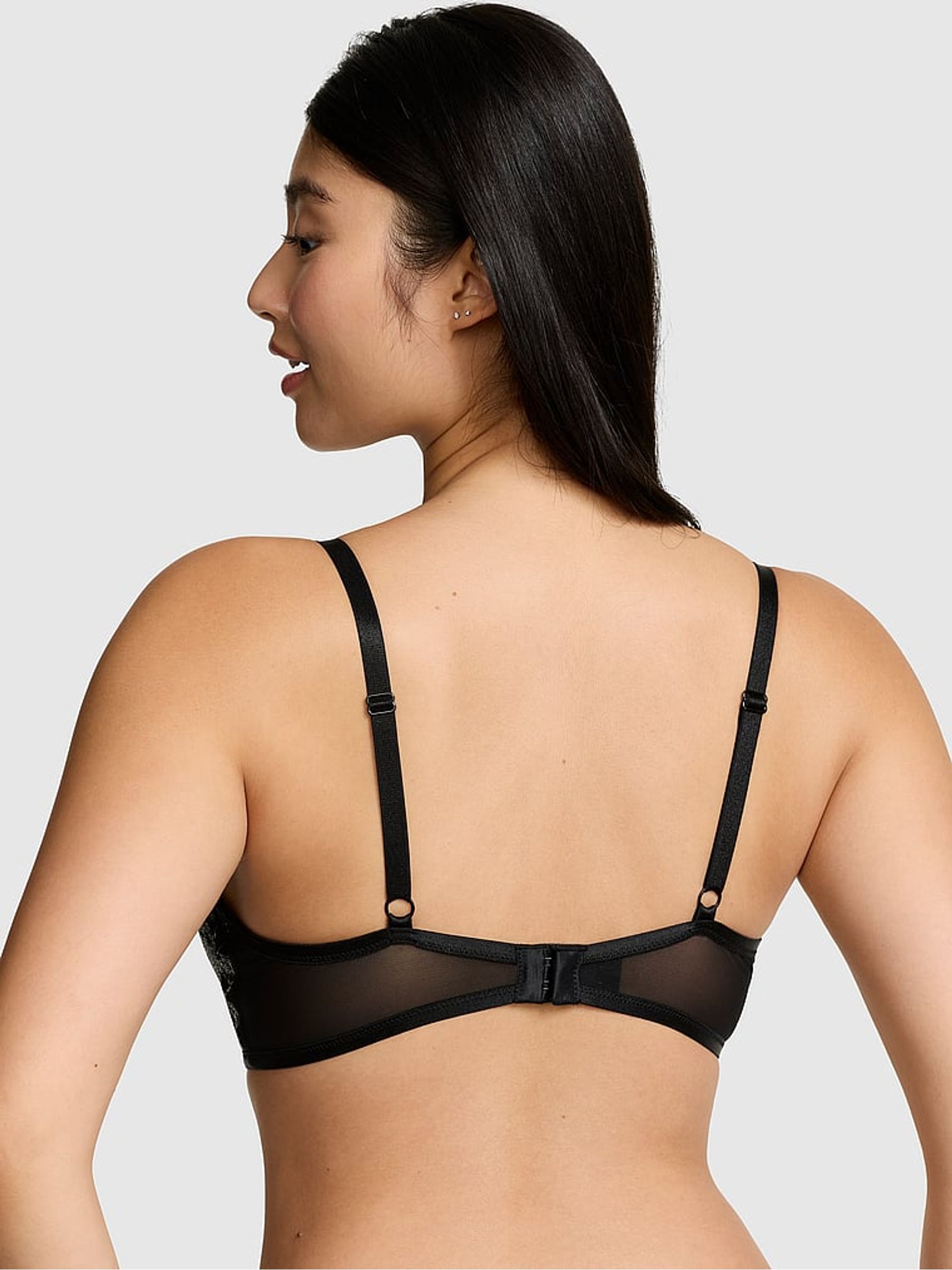 Black Push Up Sequin Bra - Image 3 of 3 Black Push Up Sequin Bra - Image 3 of 3