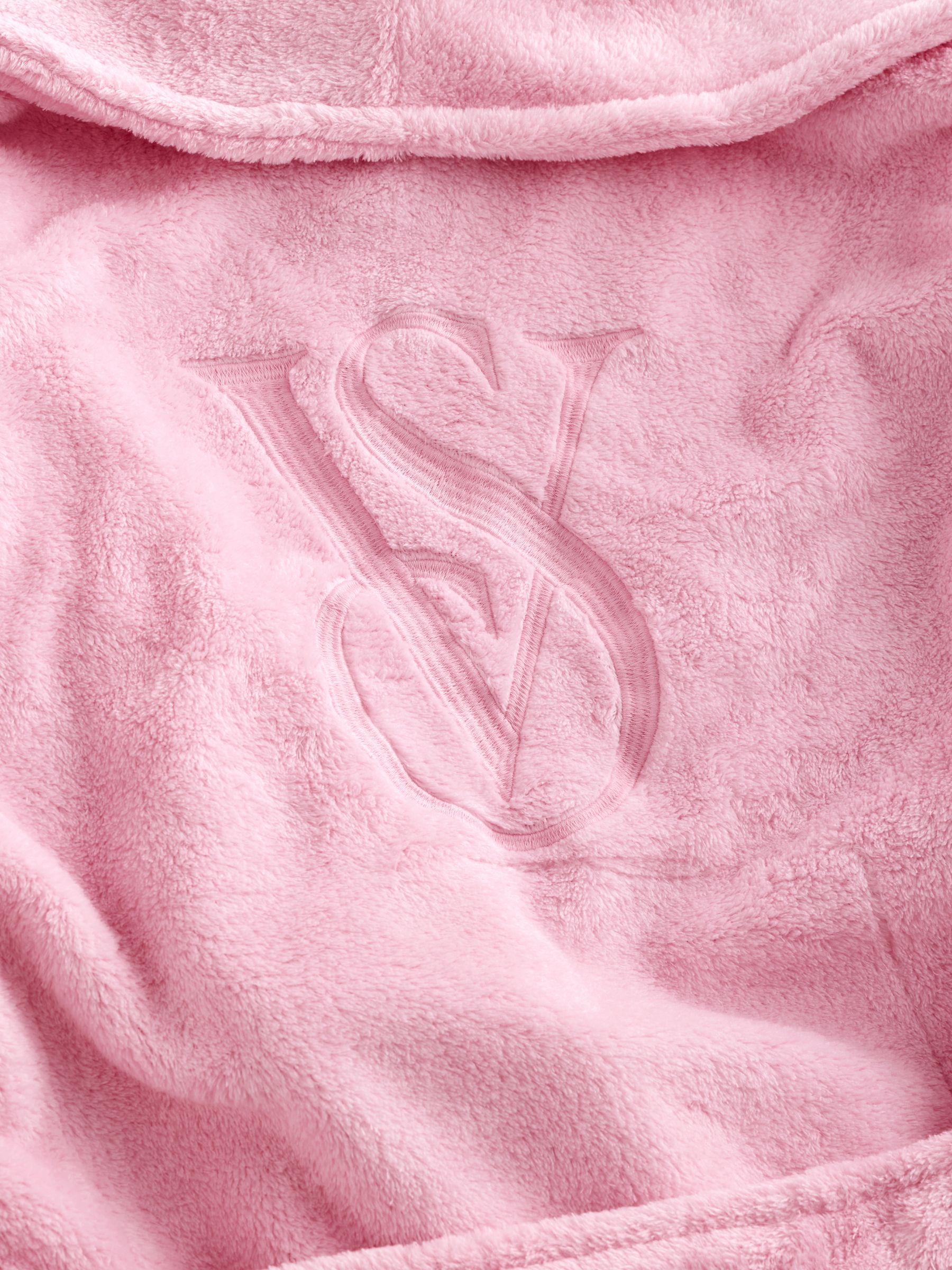 Pretty Blossom Pink Fluffy Robe - Image 2 of 4