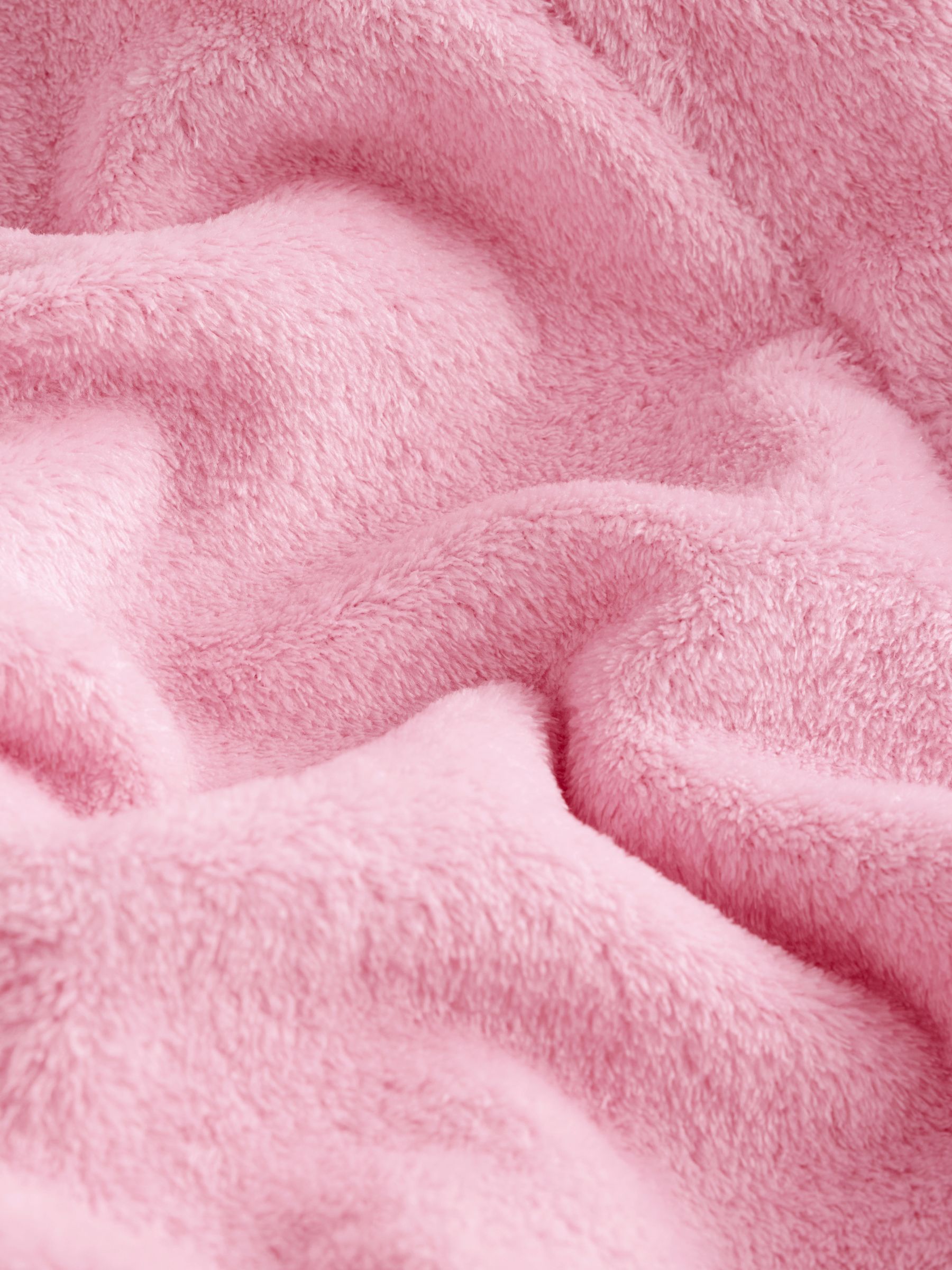 Pretty Blossom Pink Fluffy Robe - Image 4 of 4 Pretty Blossom Pink Fluffy Robe - Image 4 of 4