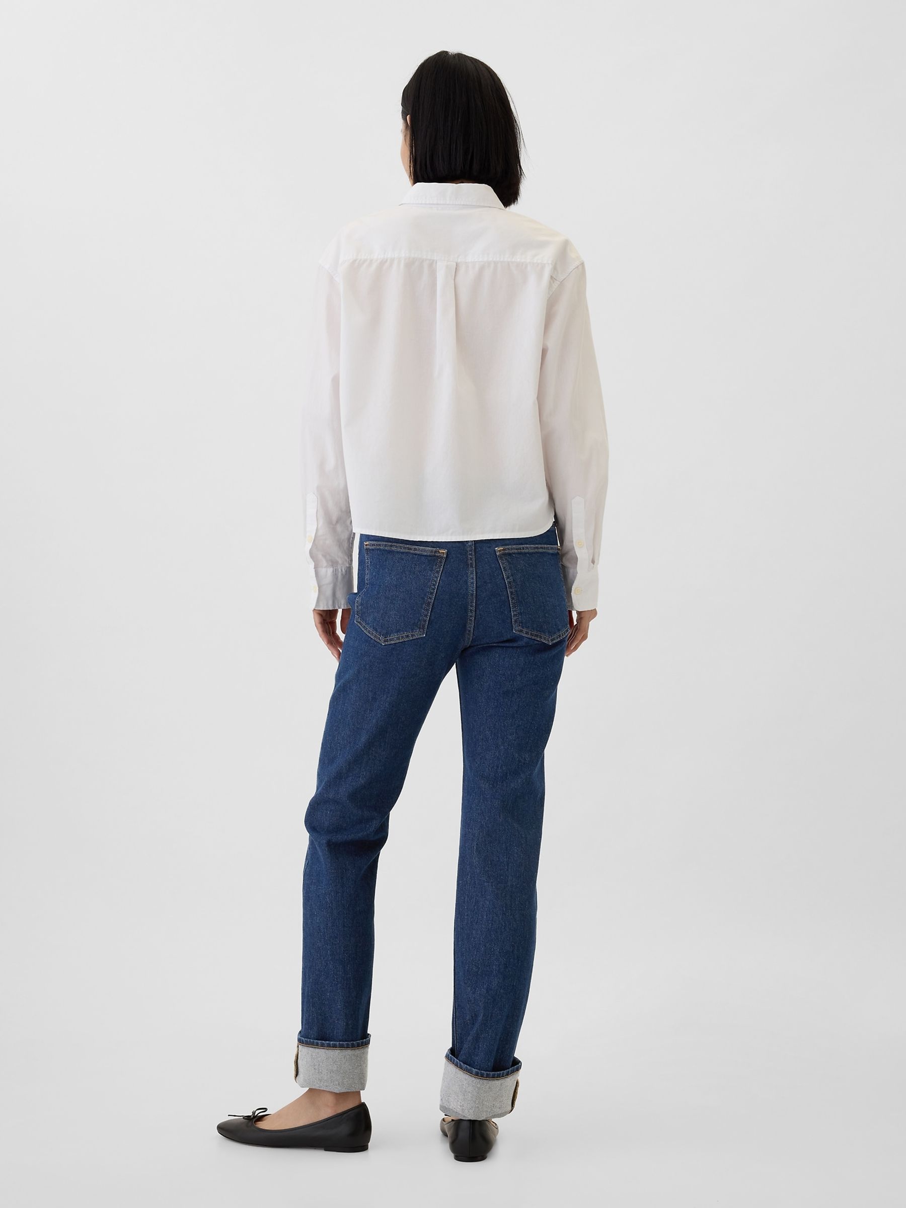 Dark Wash High Waisted '90s Original Straight Jeans - Image 2 of 6