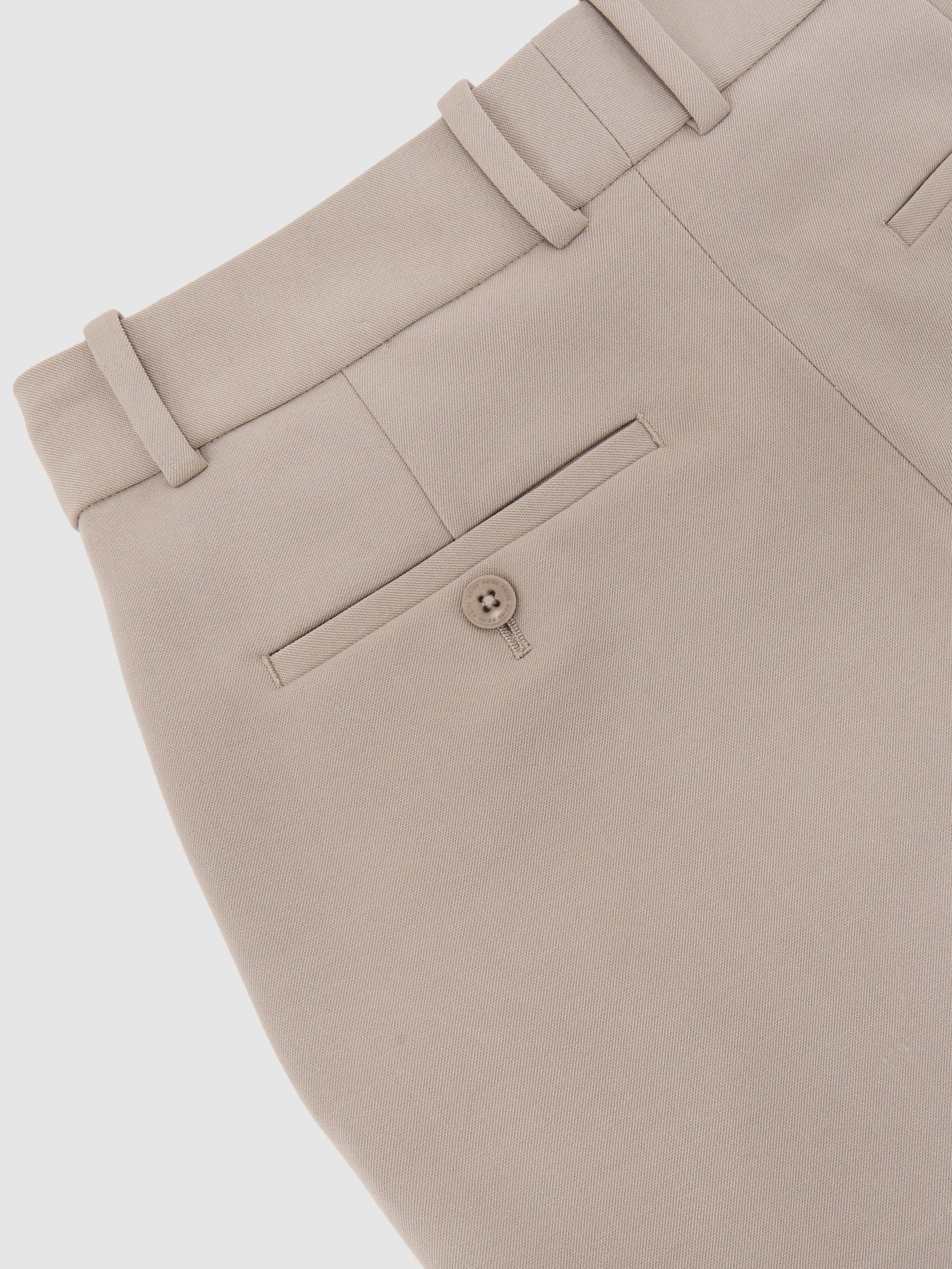 Petite Slim-Fit Suit Trousers in Stone Neutral - image 4
