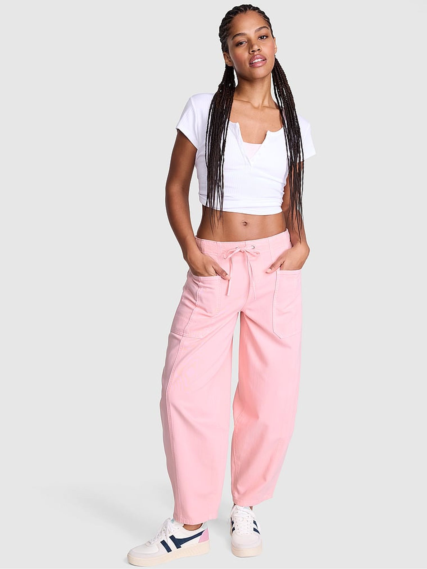 Dollhouse Pink Utility Trousers - Image 2 of 3