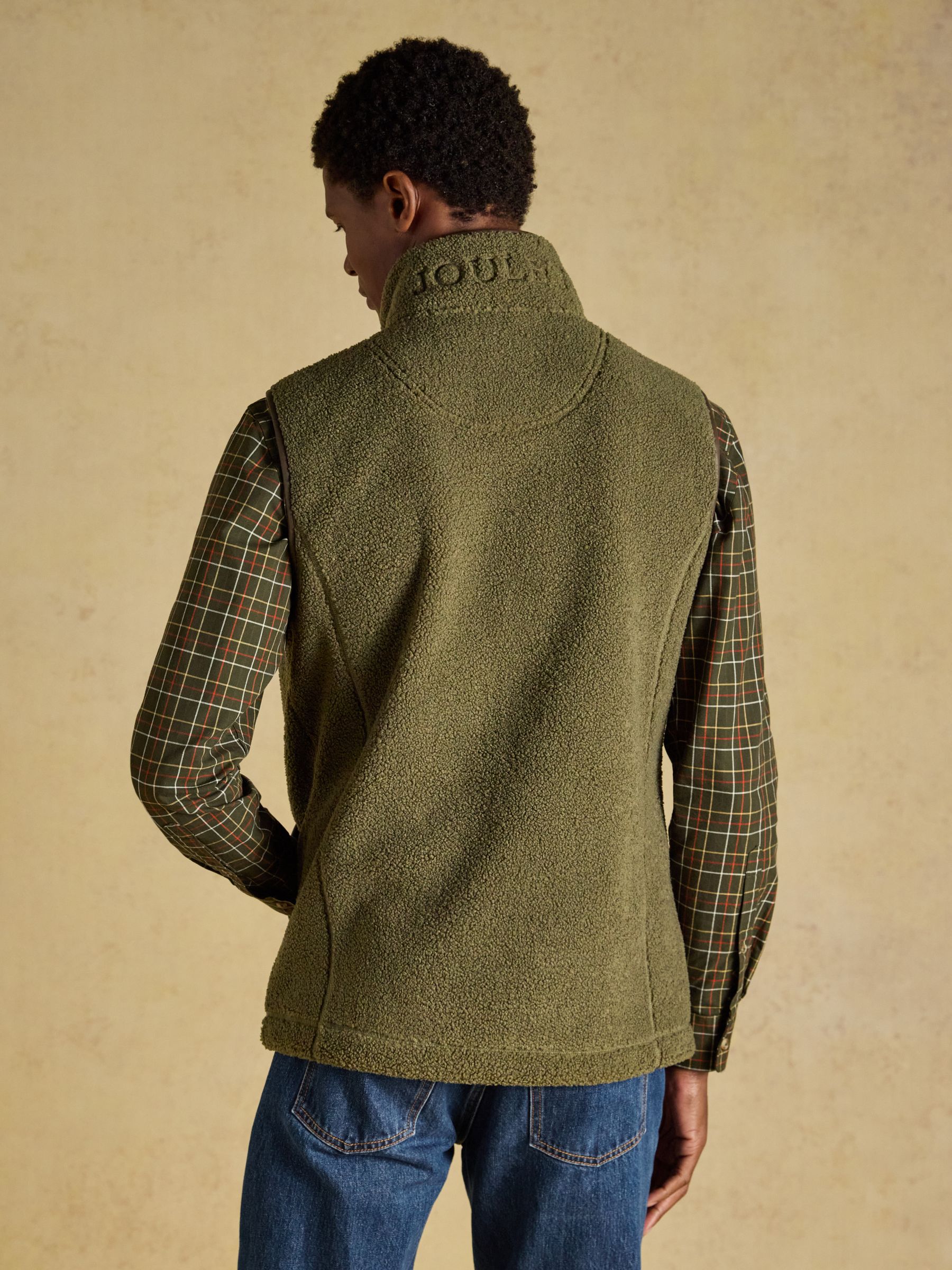 Green Heritage Borg Fleece Gilet - Image 3 of 11
